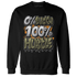 Olive 5s Sweatshirt Match Lucky Hustle - NastyJamz