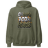 Olive 5s Hoodie Match Lucky Hustle - NastyJamz