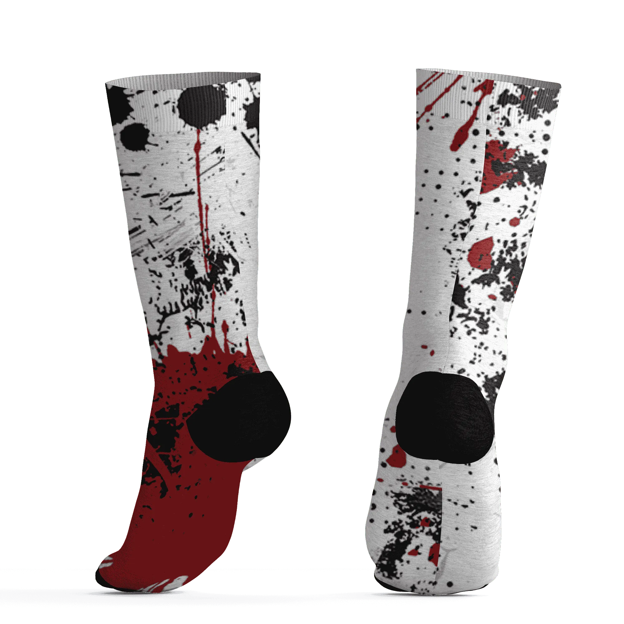 Retro-Red-Taxi-12s-Socks-Match-MO-sneaker-3D