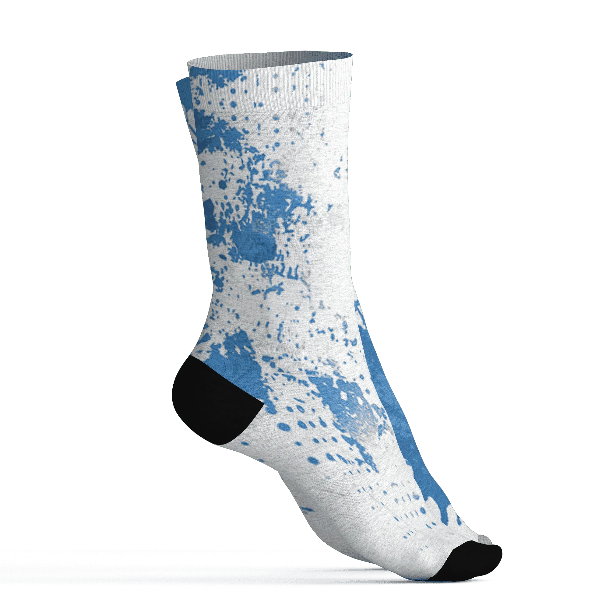 Carolina-Blue-Univercitii-17s-Socks-Match-MO-sneaker-3D
