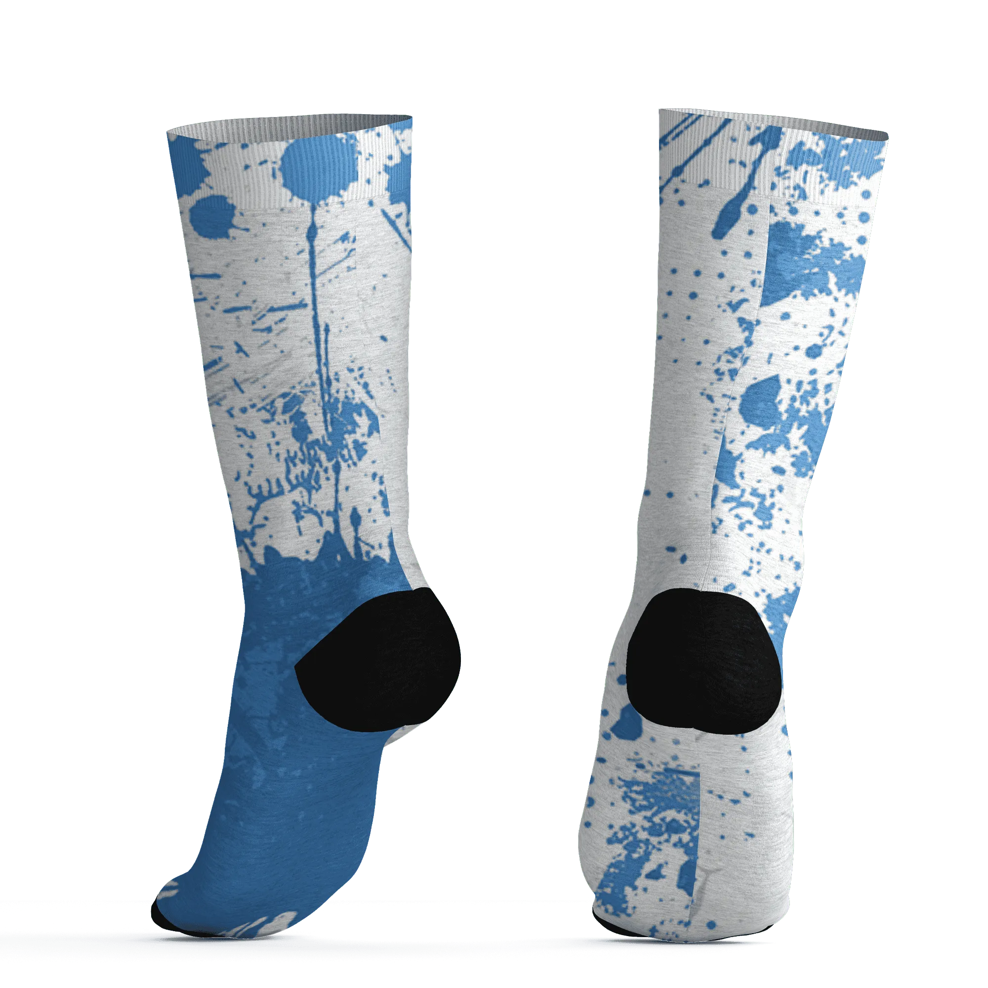 Carolina-Blue-Univercitii-17s-Socks-Match-MO-sneaker-3D