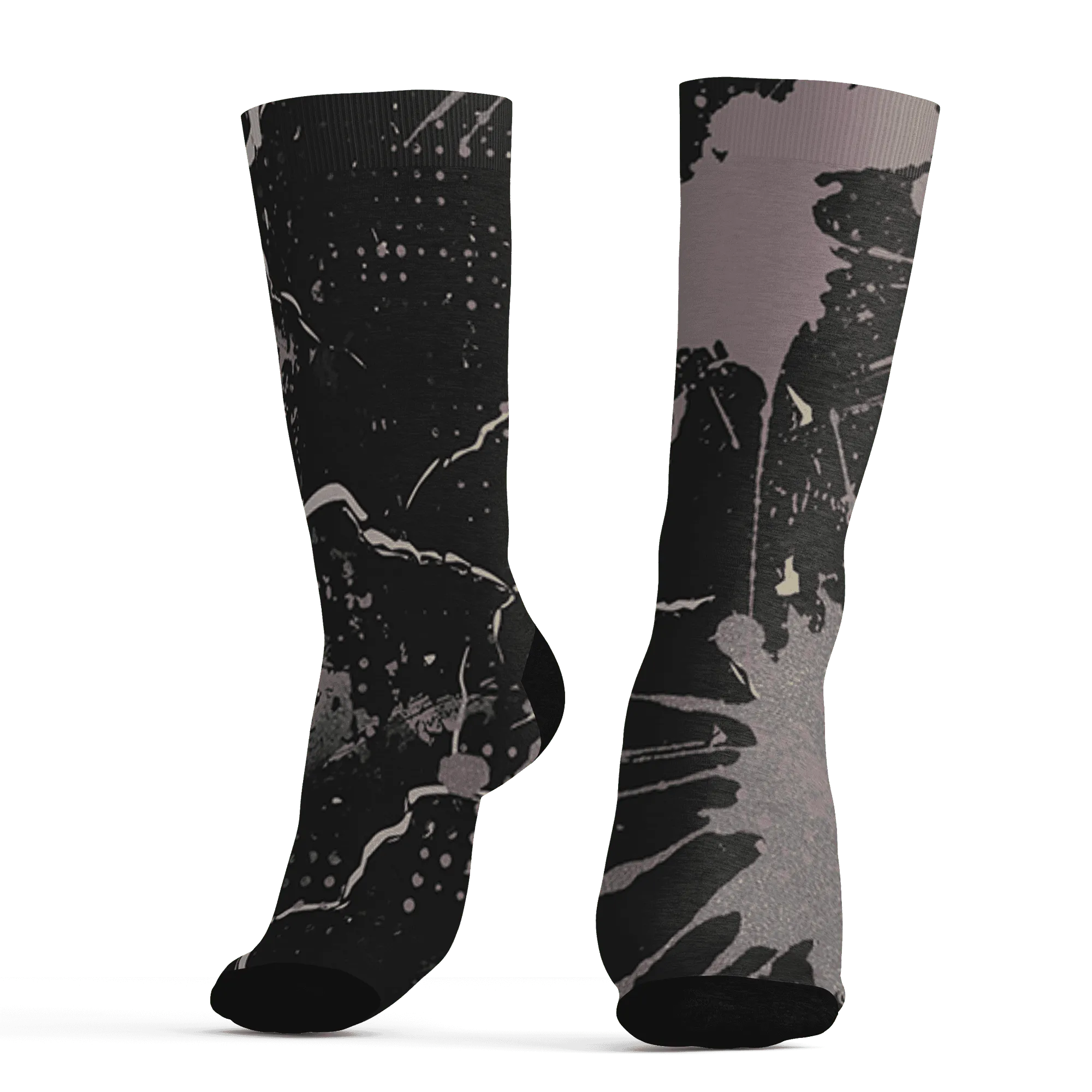 Black-Violet-Ore-3s-Socks-Match-MO-sneaker-3D