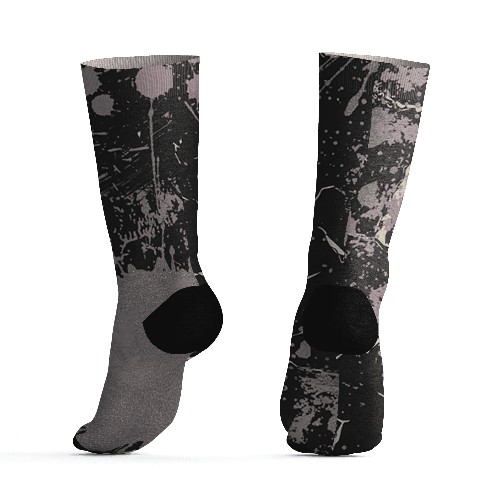 Black-Violet-Ore-3s-Socks-Match-MO-sneaker-3D