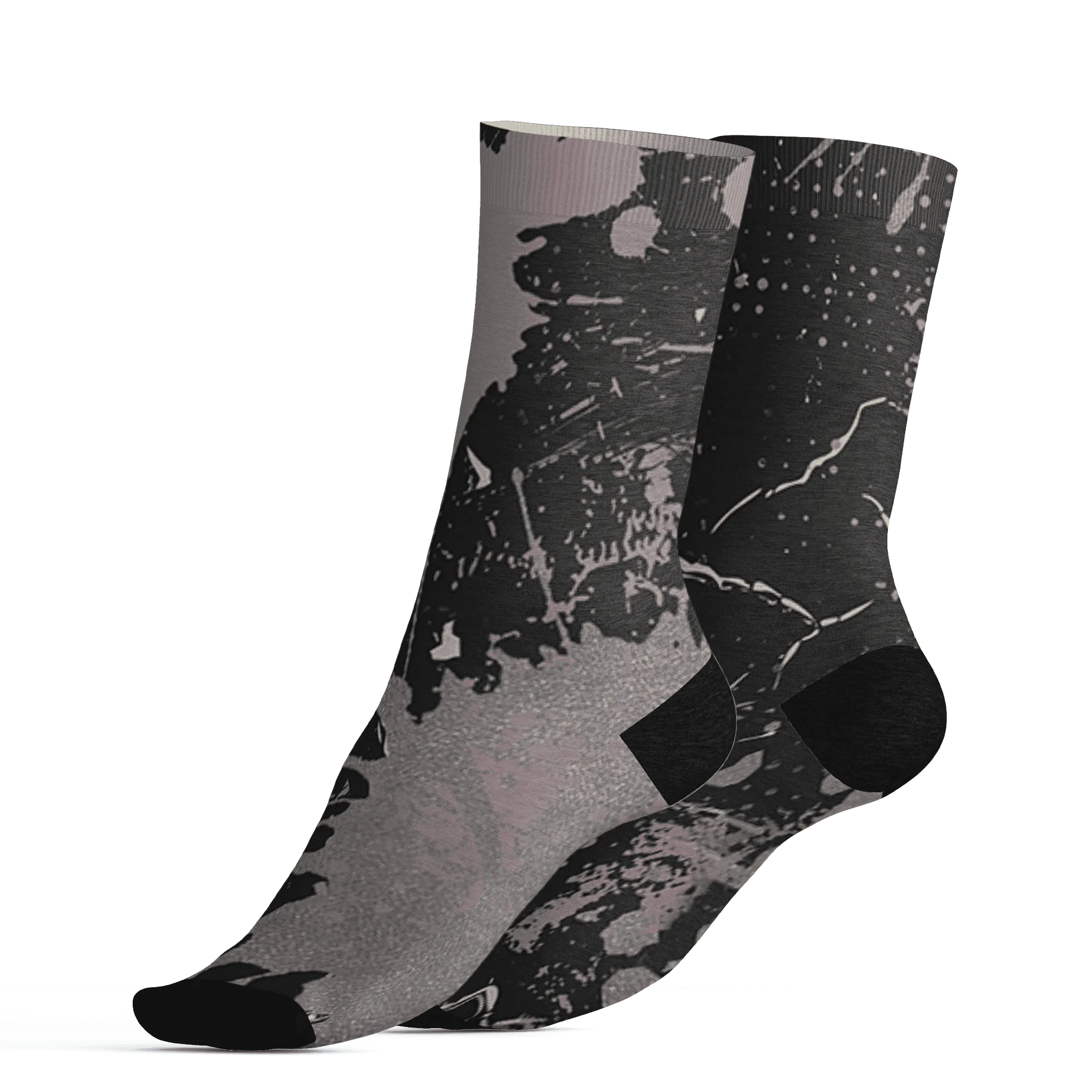 Black-Violet-Ore-3s-Socks-Match-MO-sneaker-3D