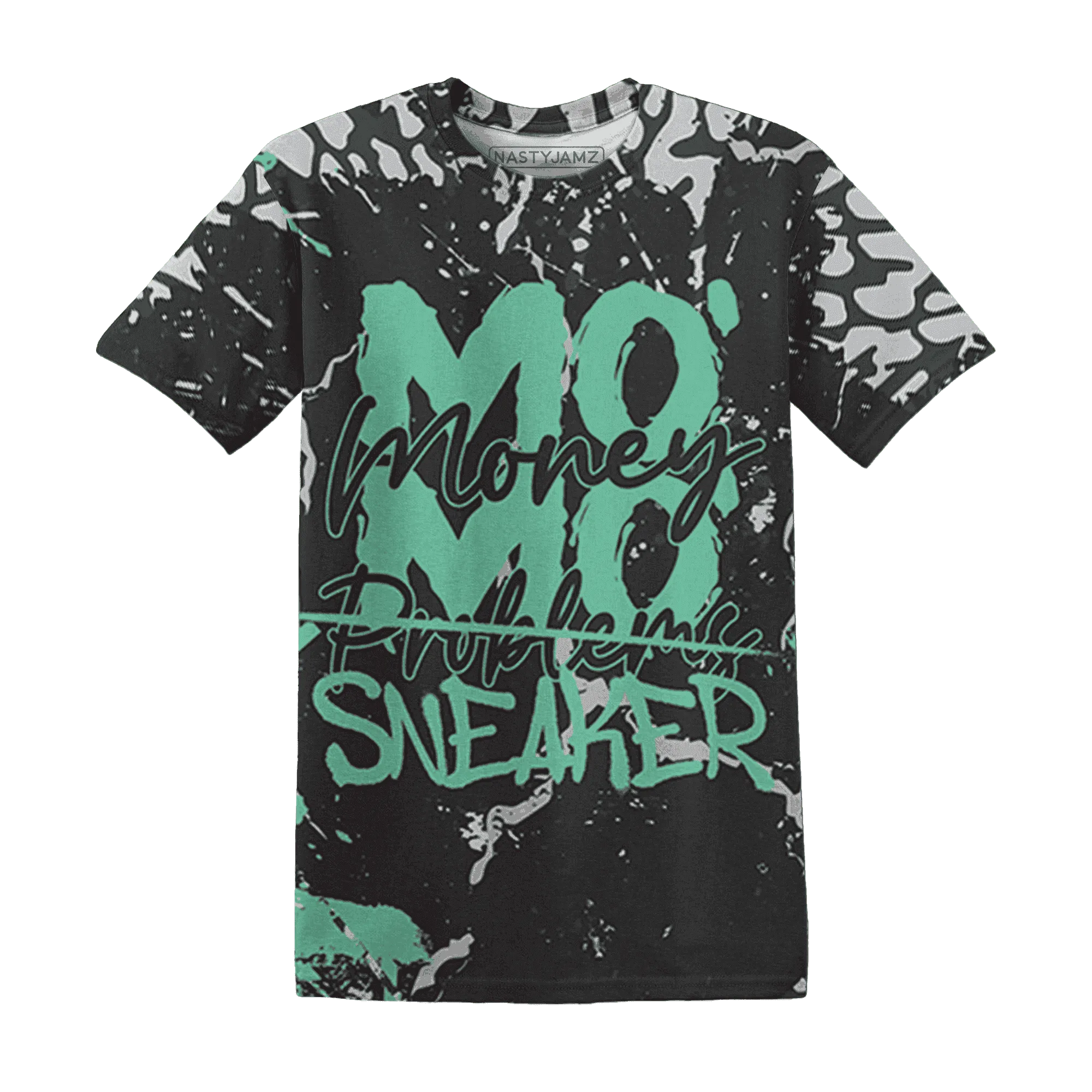 Green-Glow-3s-T-Shirt-Match-MO-sneaker-3D
