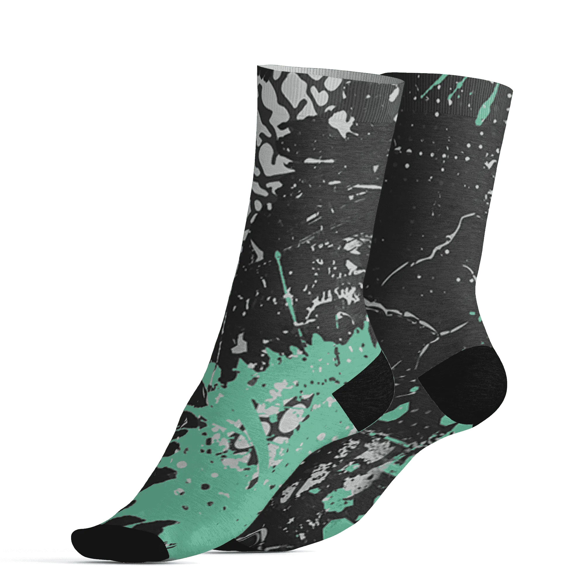 Green-Glow-3s-Socks-Match-MO-sneaker-3D