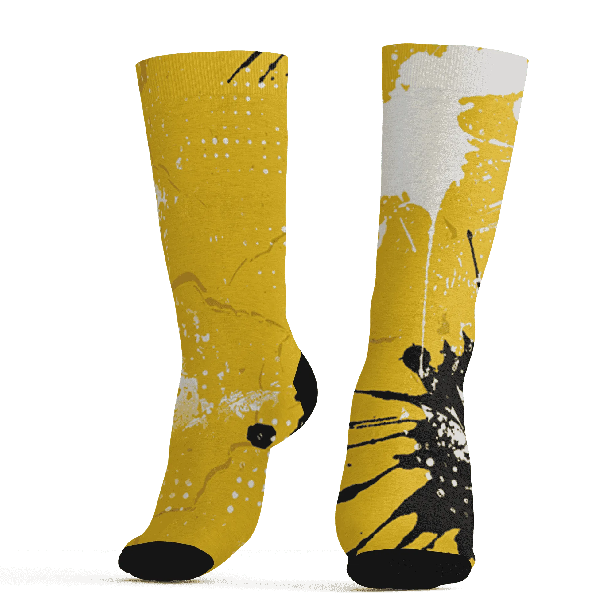Yellow-Ochre-6s-Socks-Match-MO-sneaker-3D