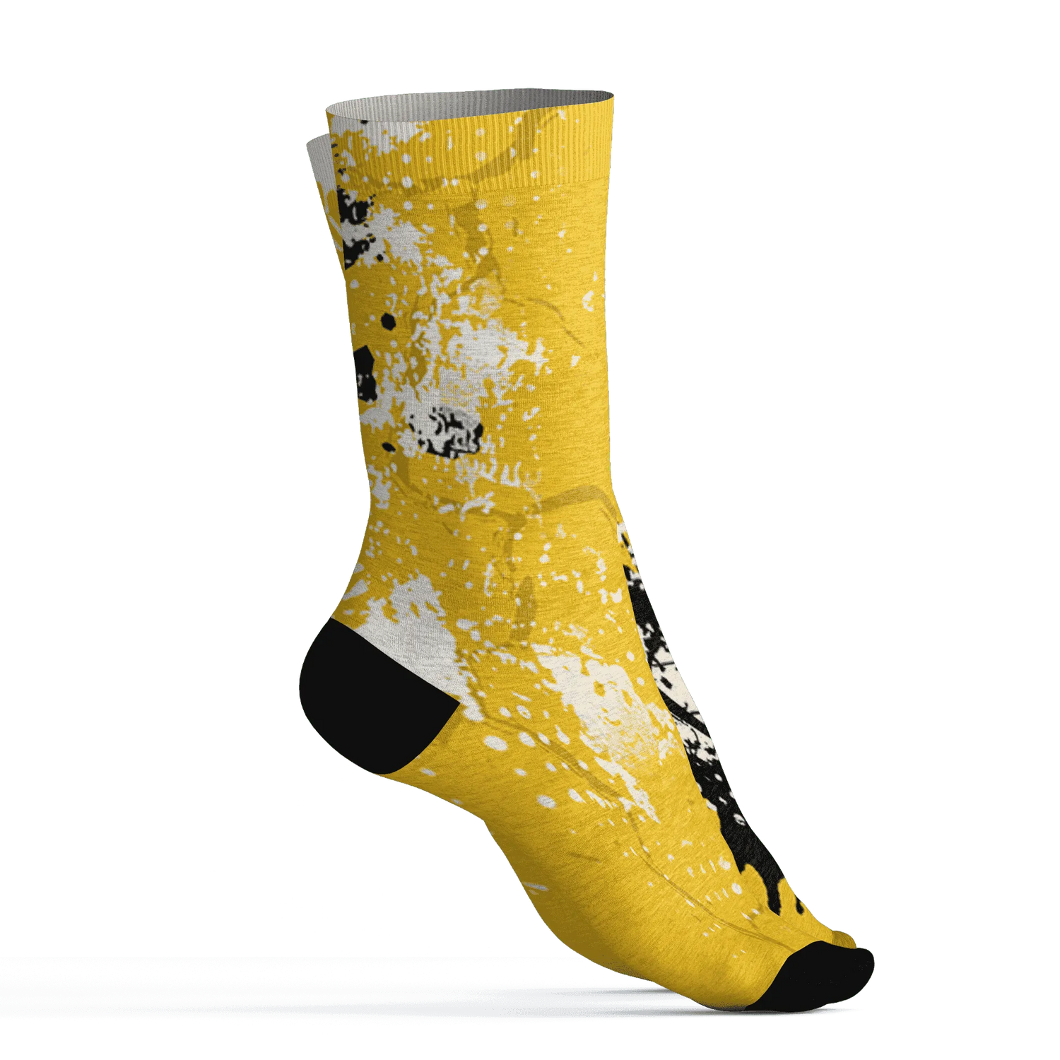 Yellow-Ochre-6s-Socks-Match-MO-sneaker-3D