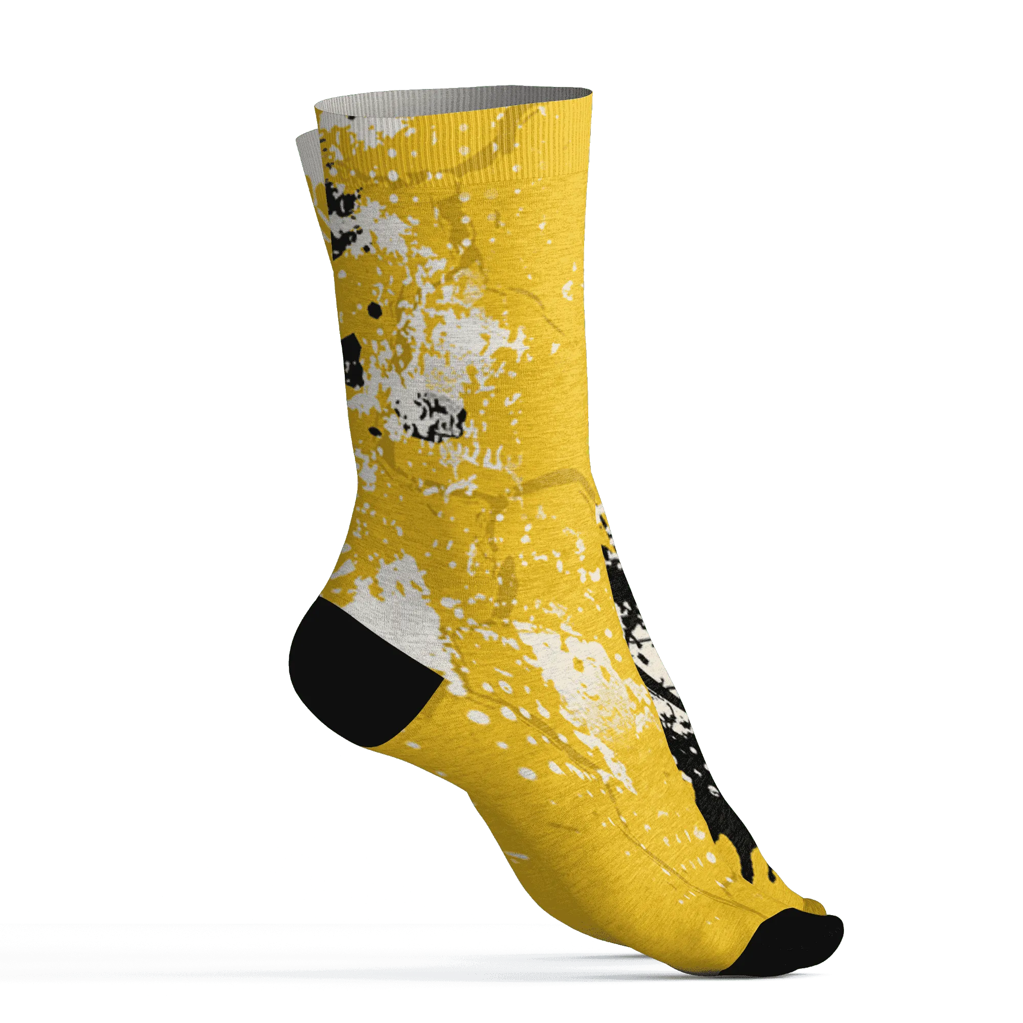 Yellow-Ochre-6s-Socks-Match-MO-sneaker-3D