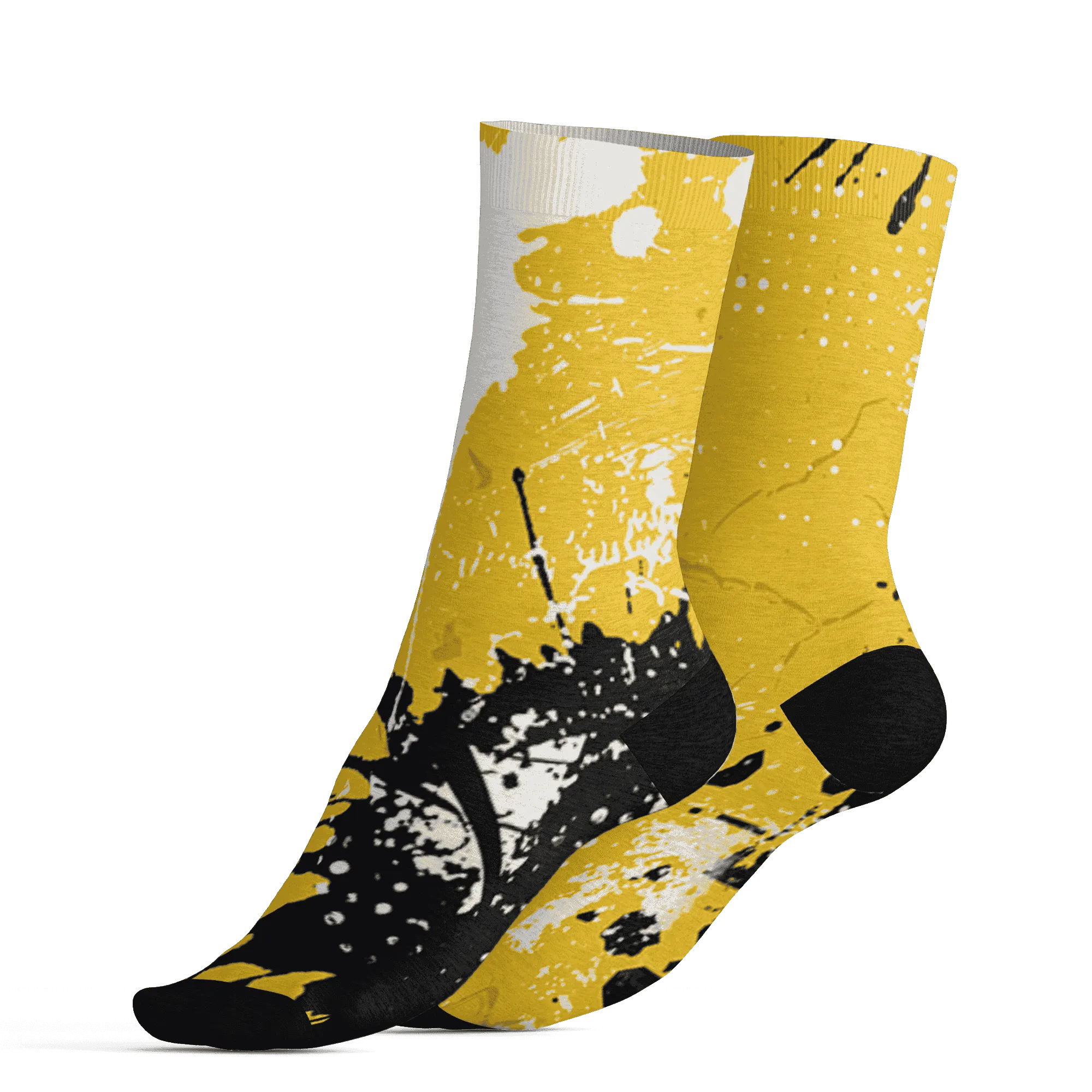 Yellow-Ochre-6s-Socks-Match-MO-sneaker-3D