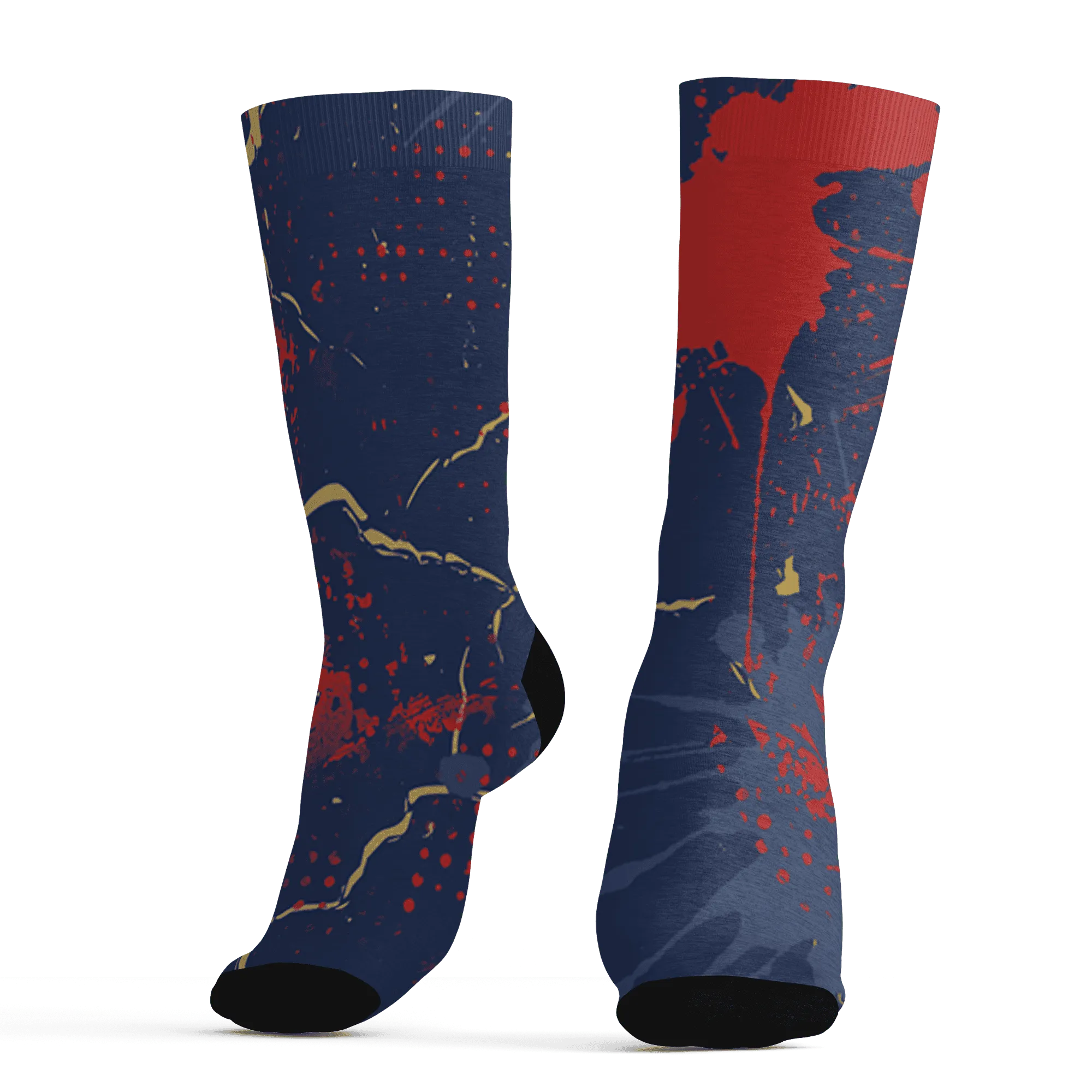 VaporMax-Air-Plus-Midnight-Navy-Gold-Black-Socks-Match-MO-sneaker-3D
