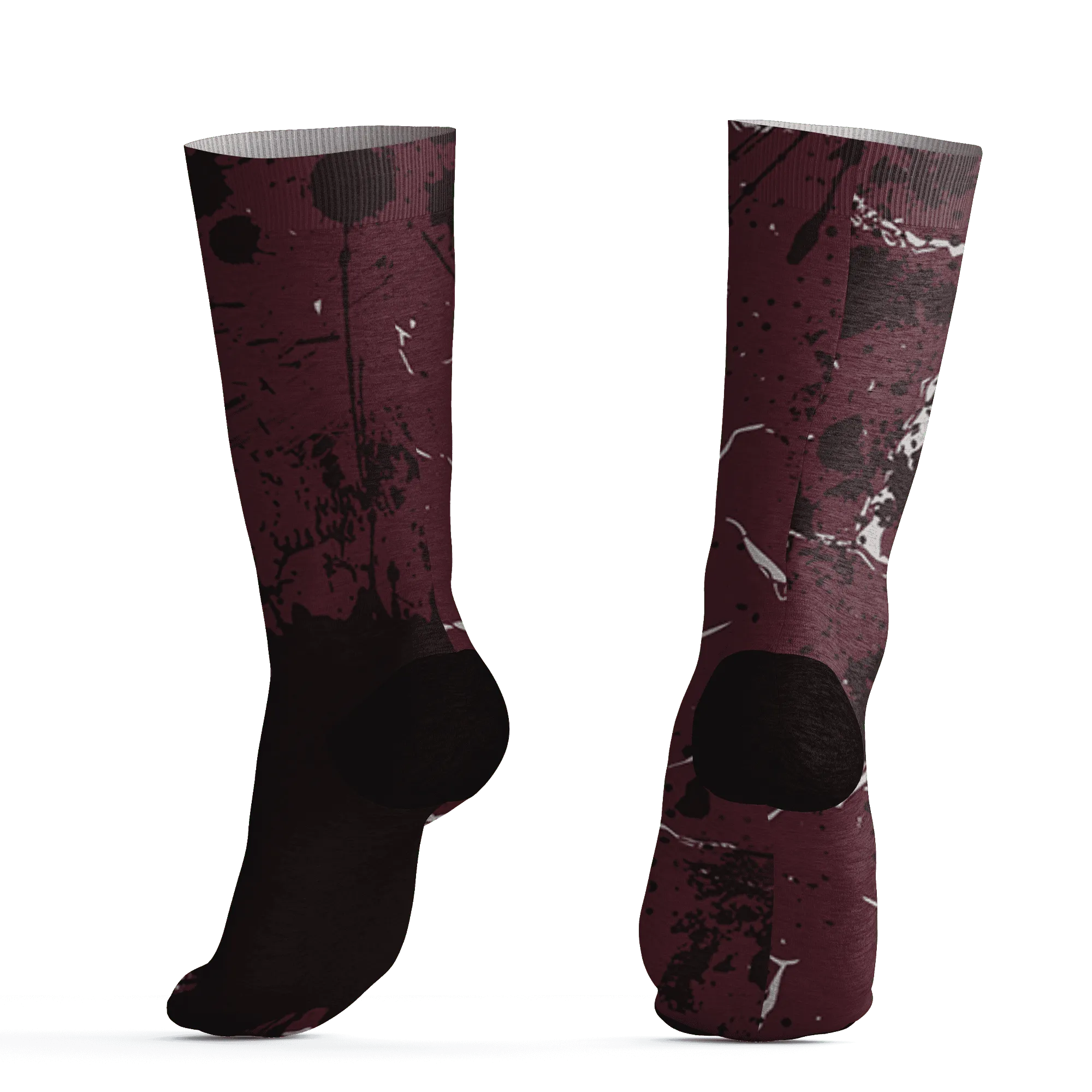 VaporMax-Night-Maron-Burgundy-Socks-Match-MO-sneaker-3D