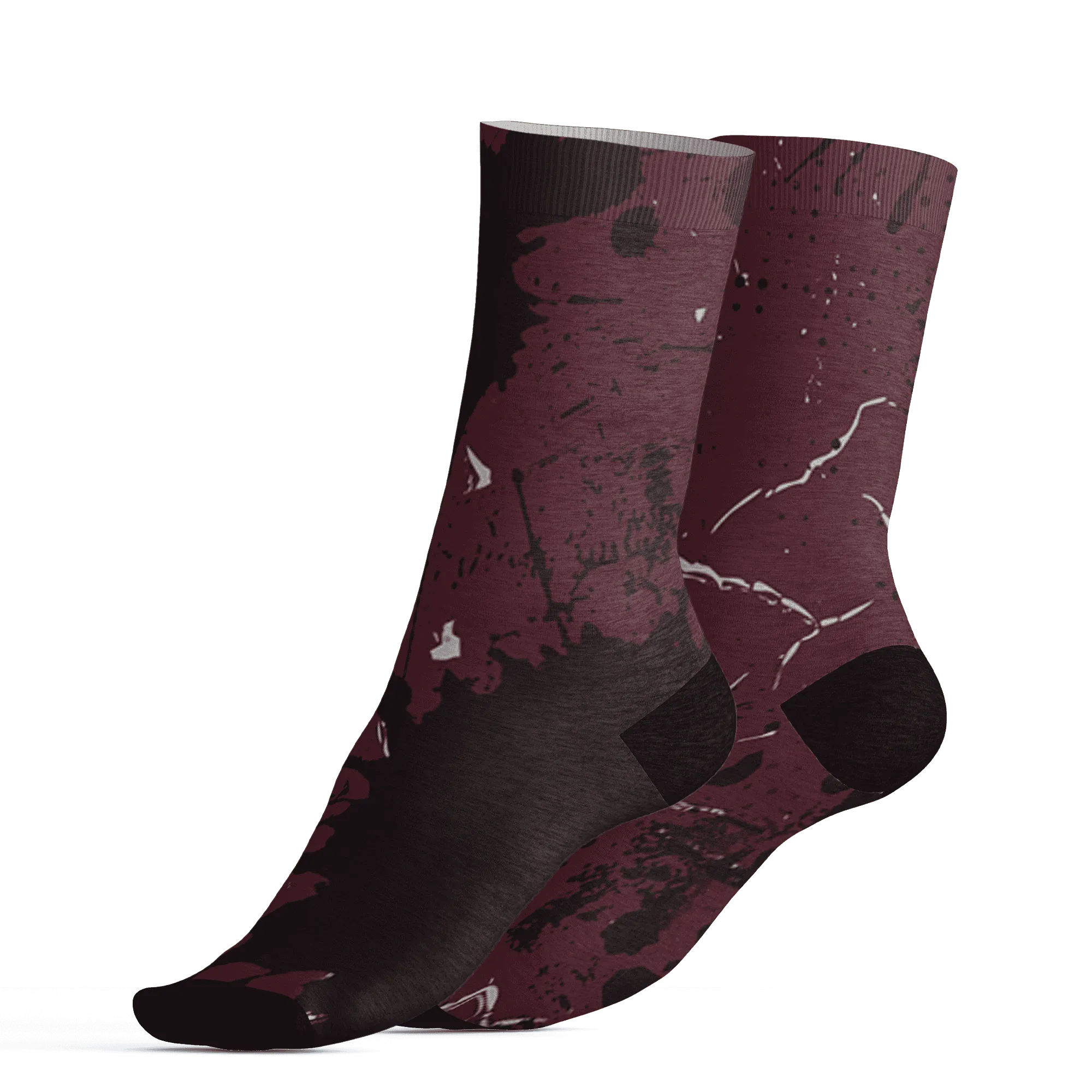 VaporMax-Night-Maron-Burgundy-Socks-Match-MO-sneaker-3D