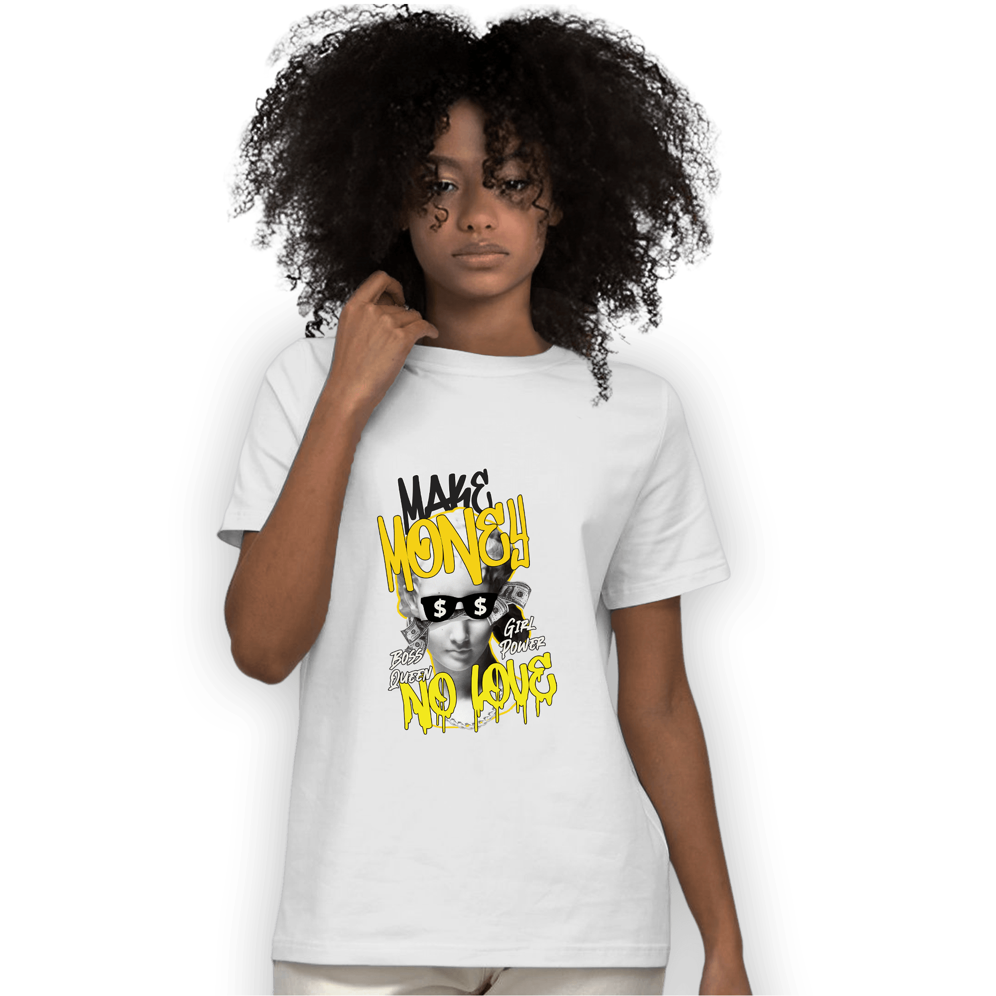 Vivid Sulfur 4s T Shirt Match Make Money No Love - NastyJamz