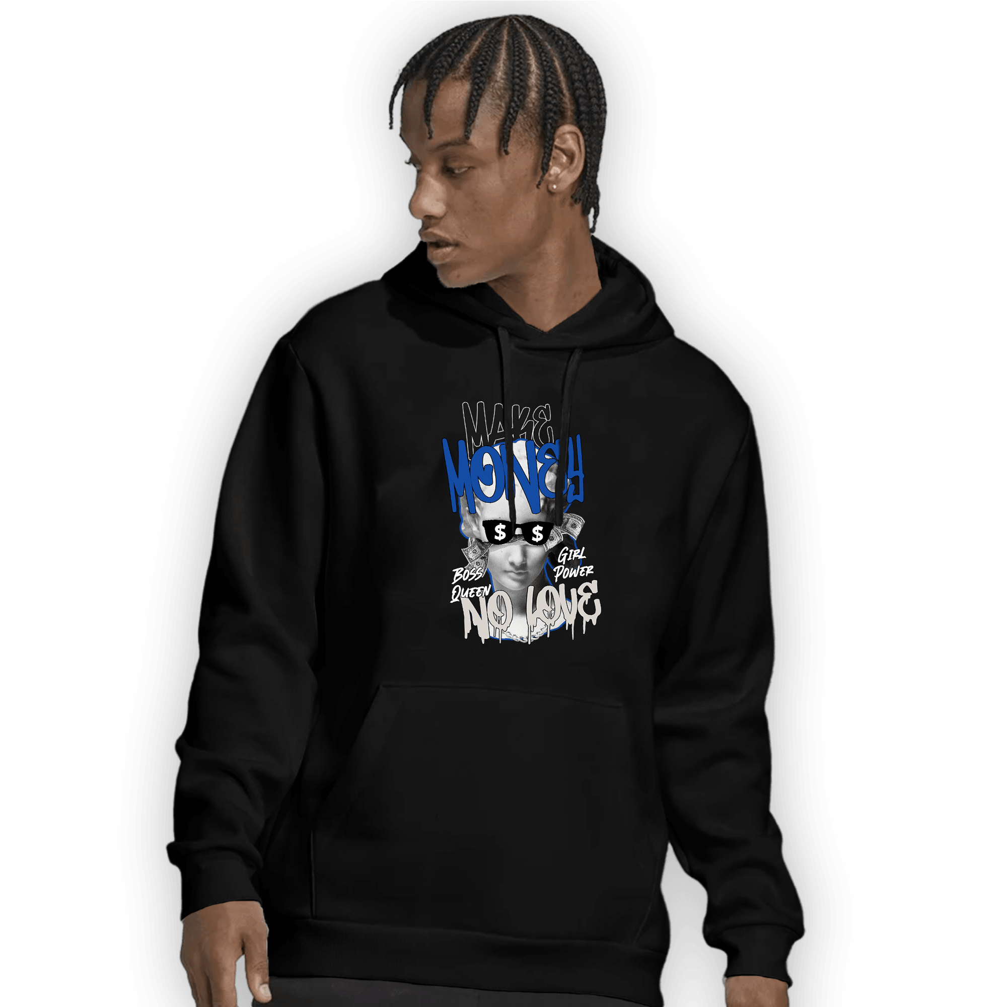 Air Max 1 86 Royal Hoodie Match Make Money No Love - NastyJamz
