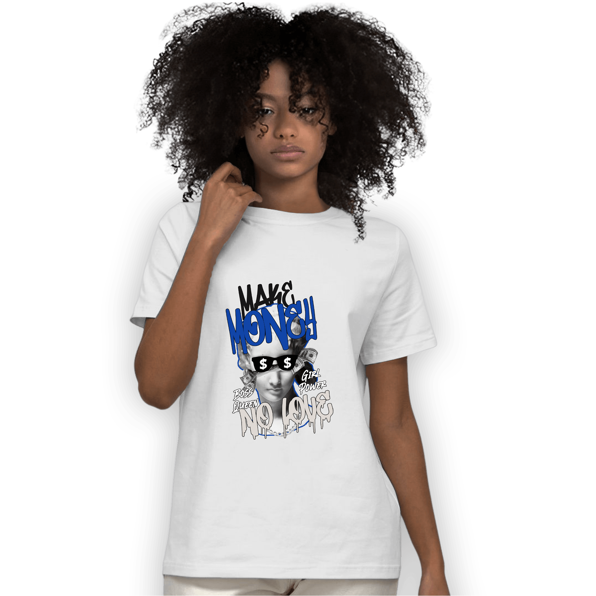 Air Max 1 86 Royal T Shirt Match Make Money No Love - NastyJamz