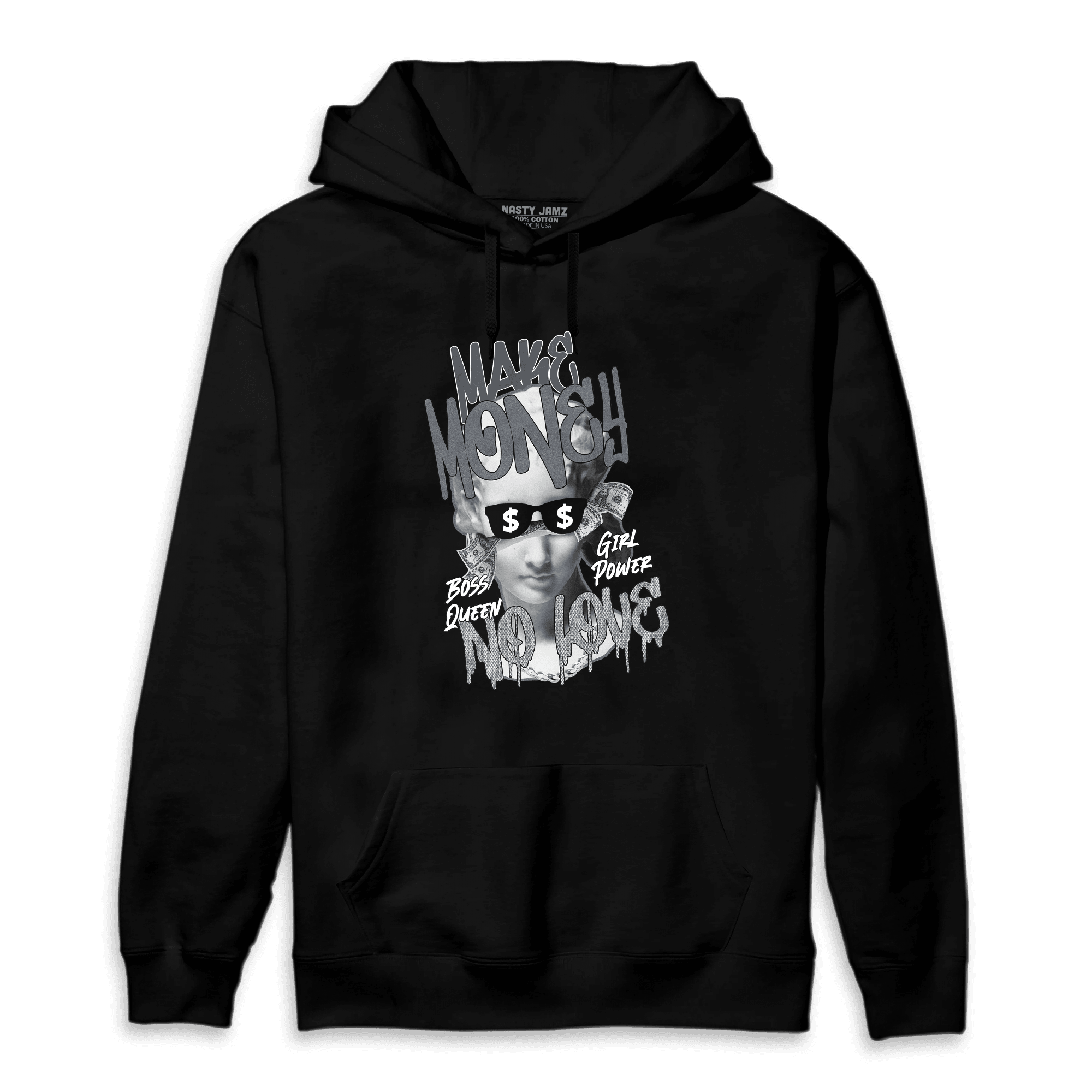 Air Max 90 Iron Grey Hoodie Match Make Money No Love - NastyJamz