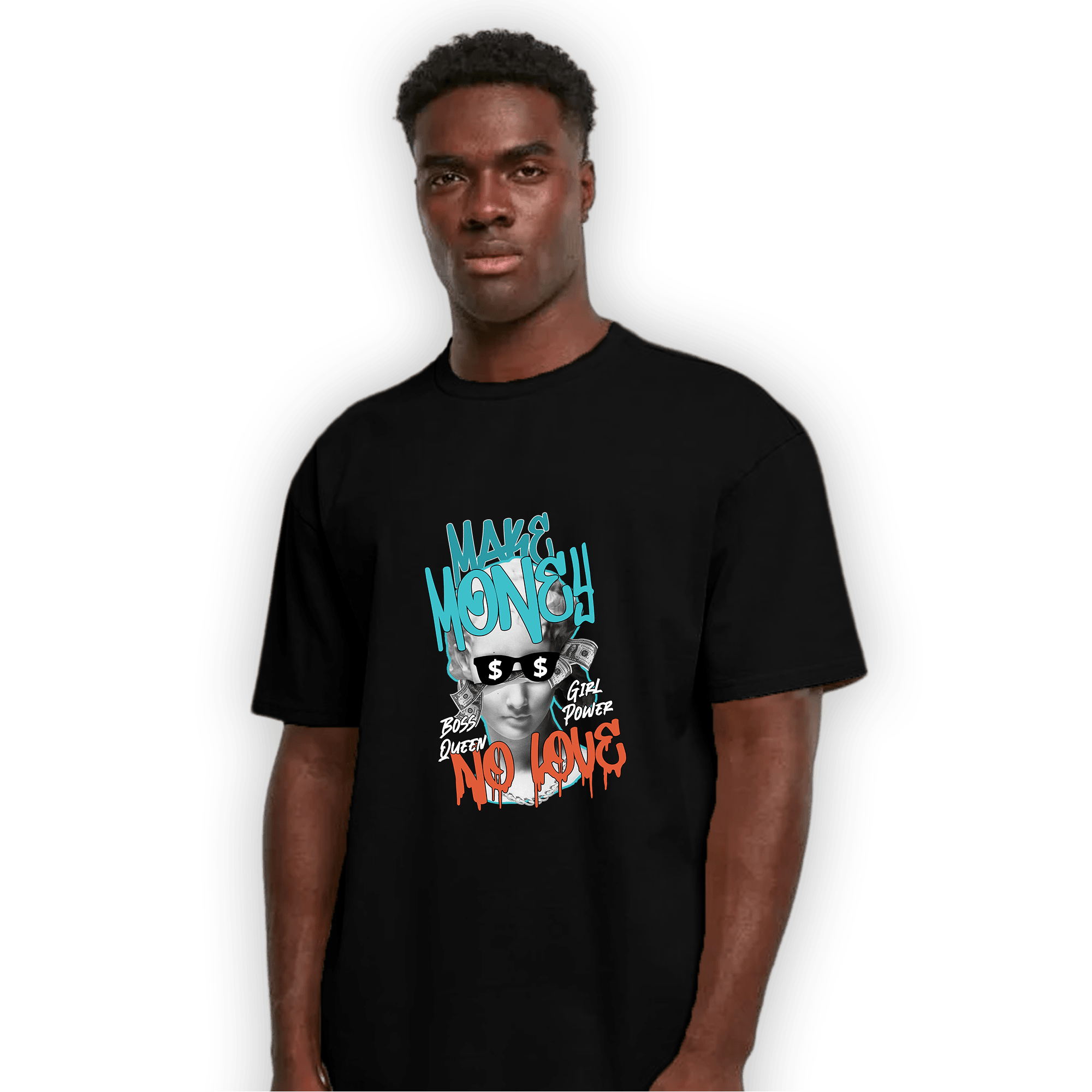 Dunk Low Dolphins T Shirt Match Make Money No Love - NastyJamz
