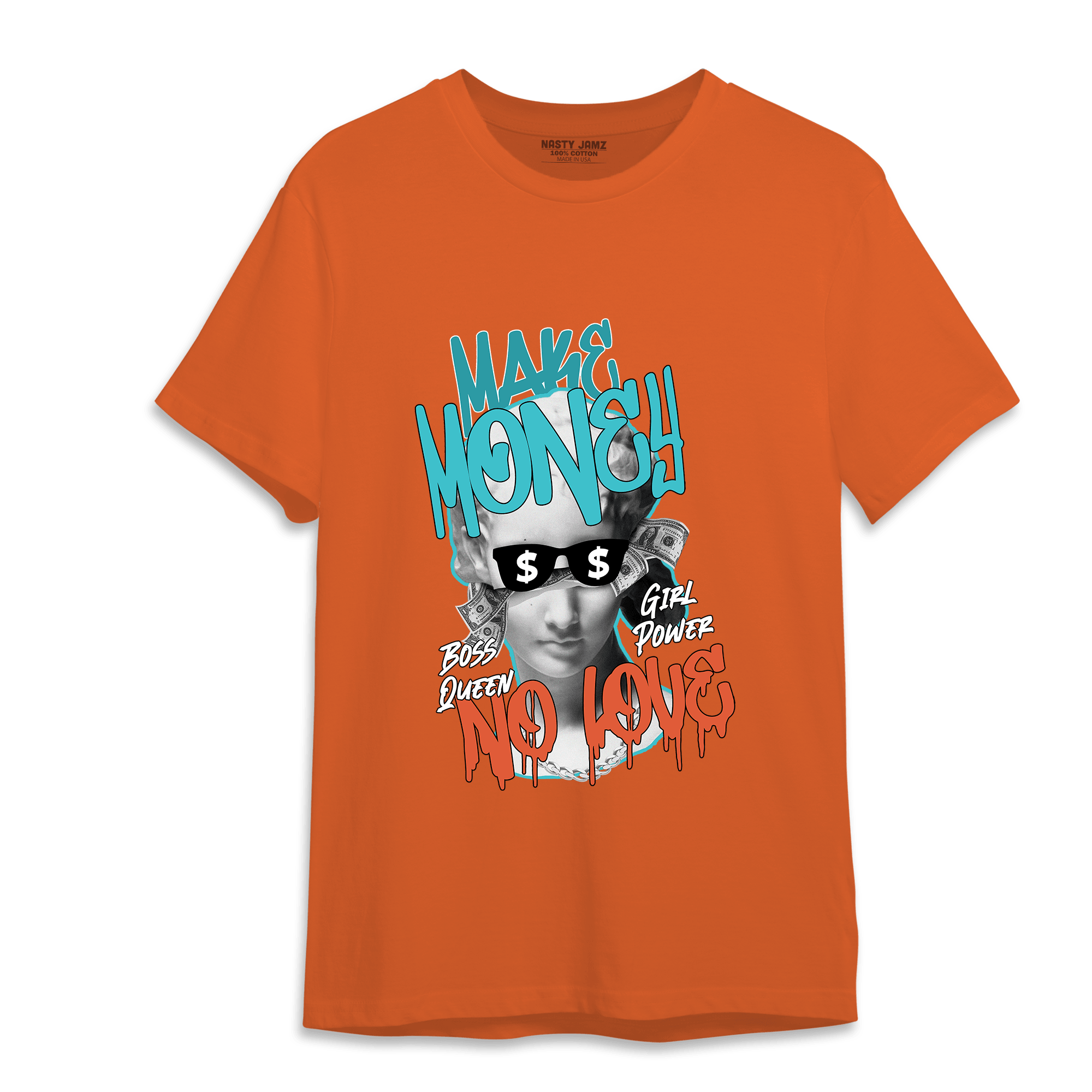 Dunk Low Dolphins T Shirt Match Make Money No Love - NastyJamz