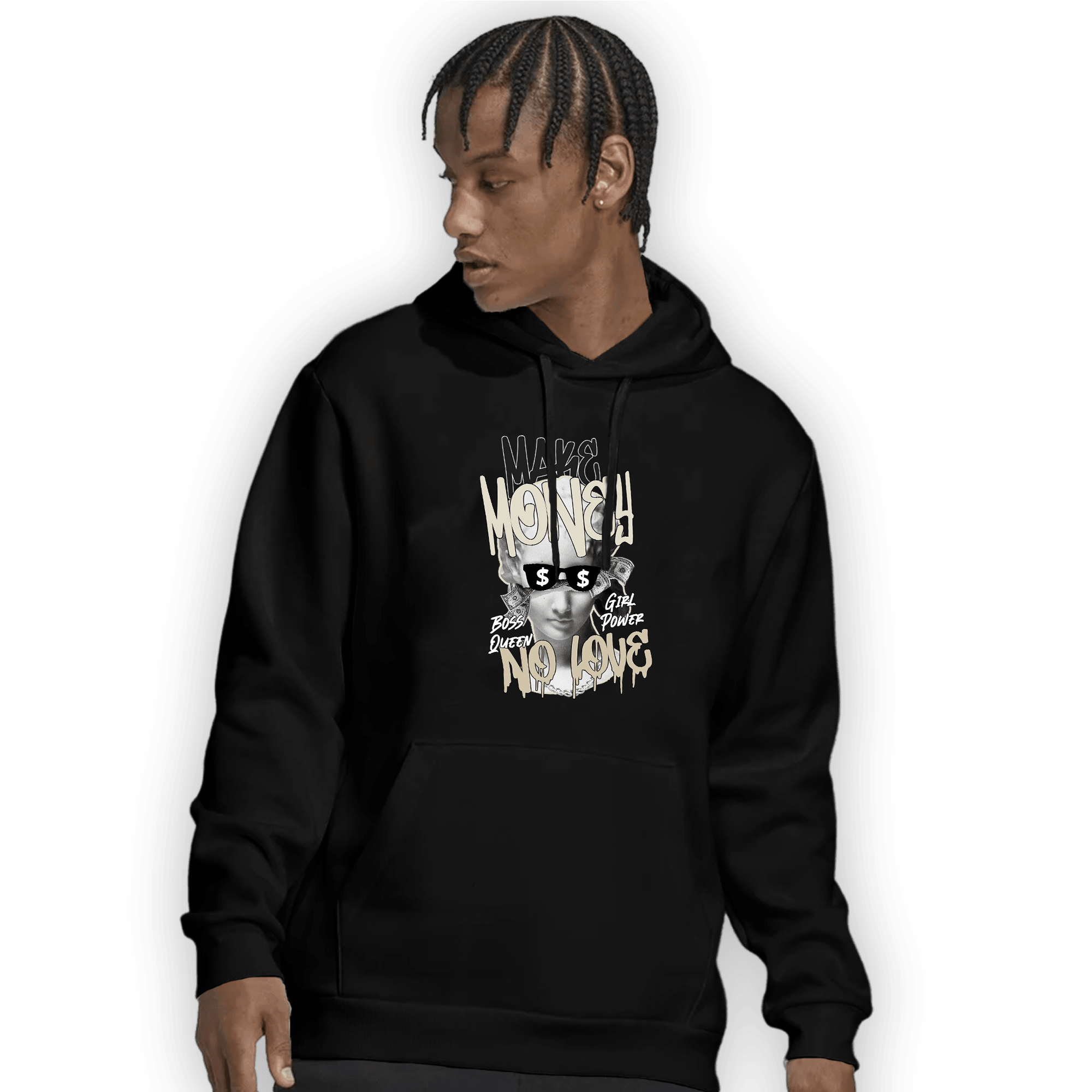 Gratitude 11s Hoodie Match Make Money No Love - NastyJamz