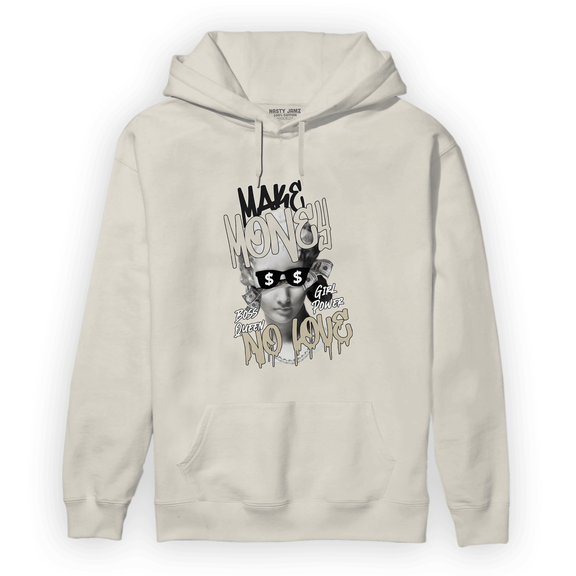 Gratitude 11s Hoodie Match Make Money No Love - NastyJamz
