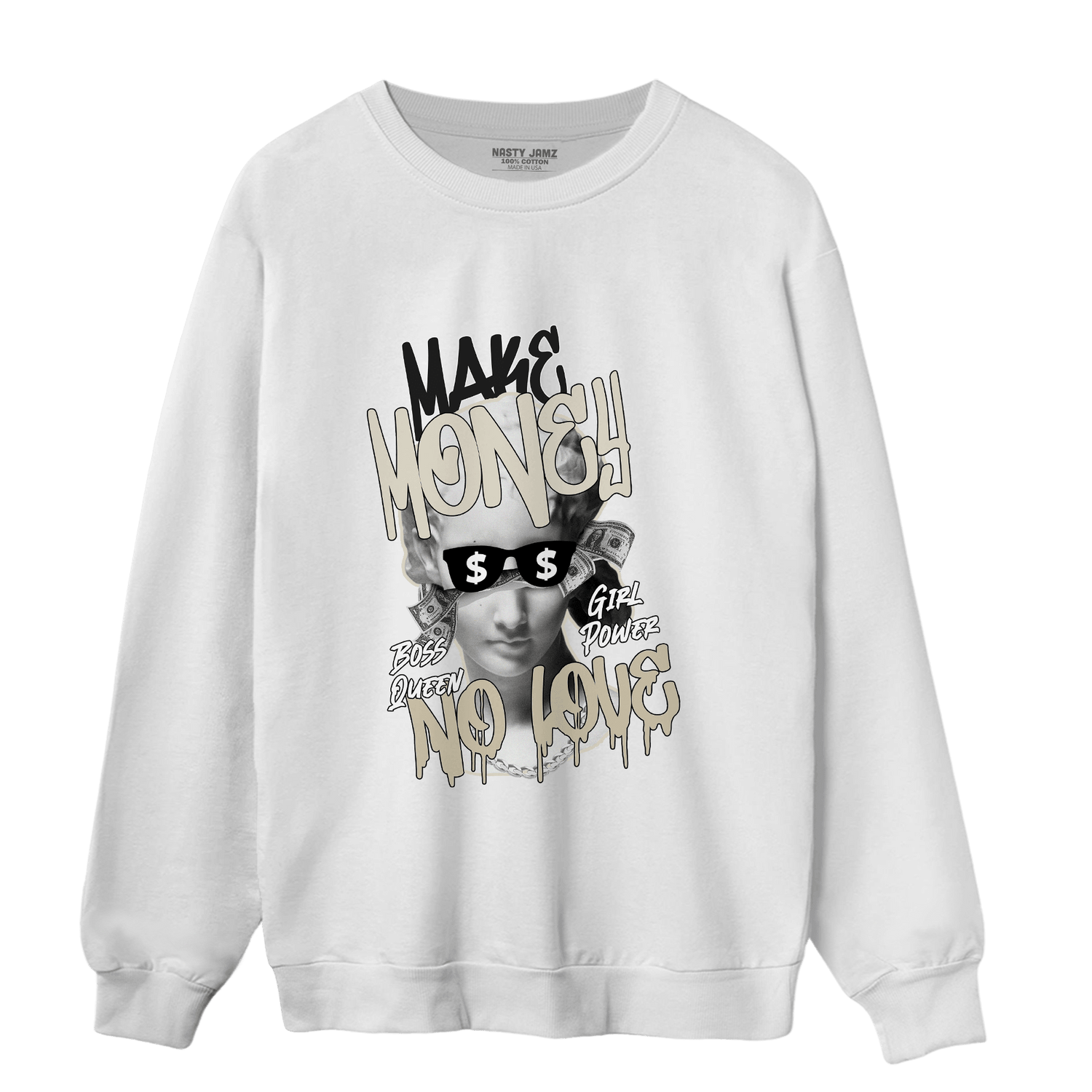 Gratitude 11s Sweatshirt Match Make Money No Love - NastyJamz