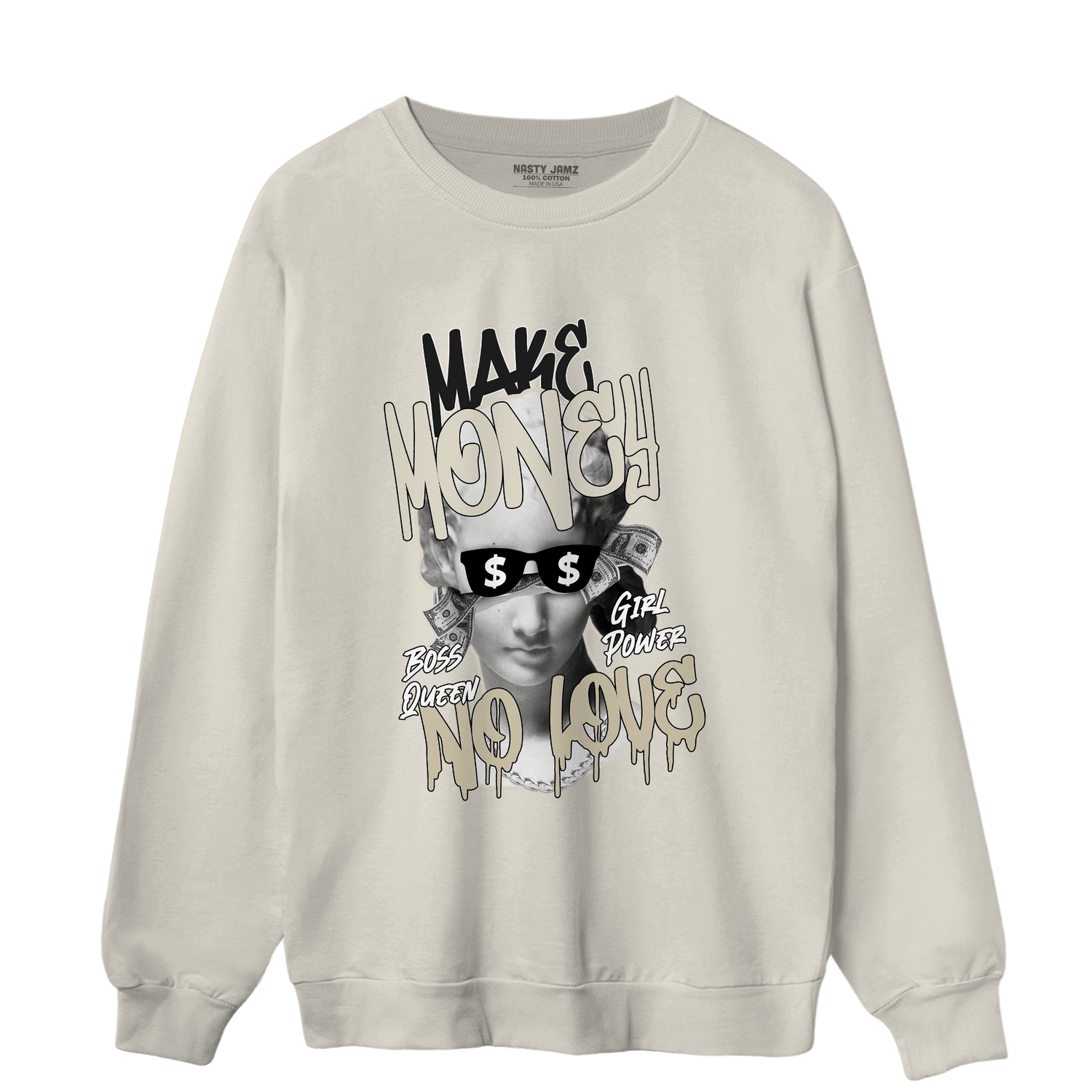 Gratitude 11s Sweatshirt Match Make Money No Love - NastyJamz