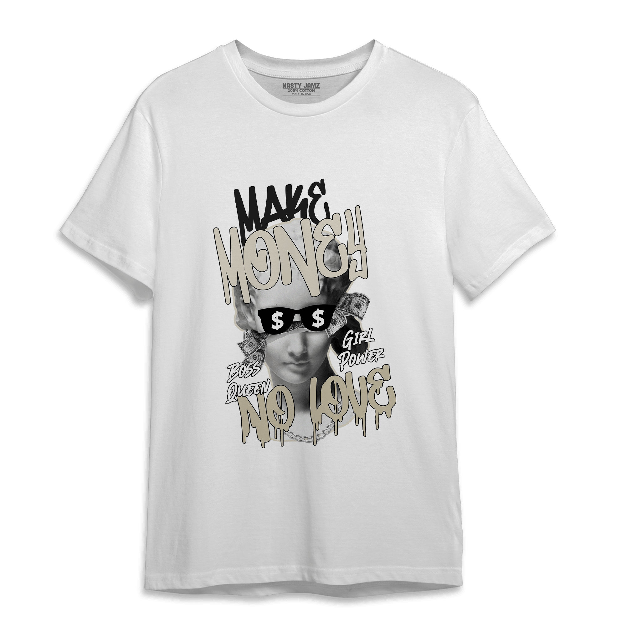 Gratitude 11s T Shirt Match Make Money No Love - NastyJamz