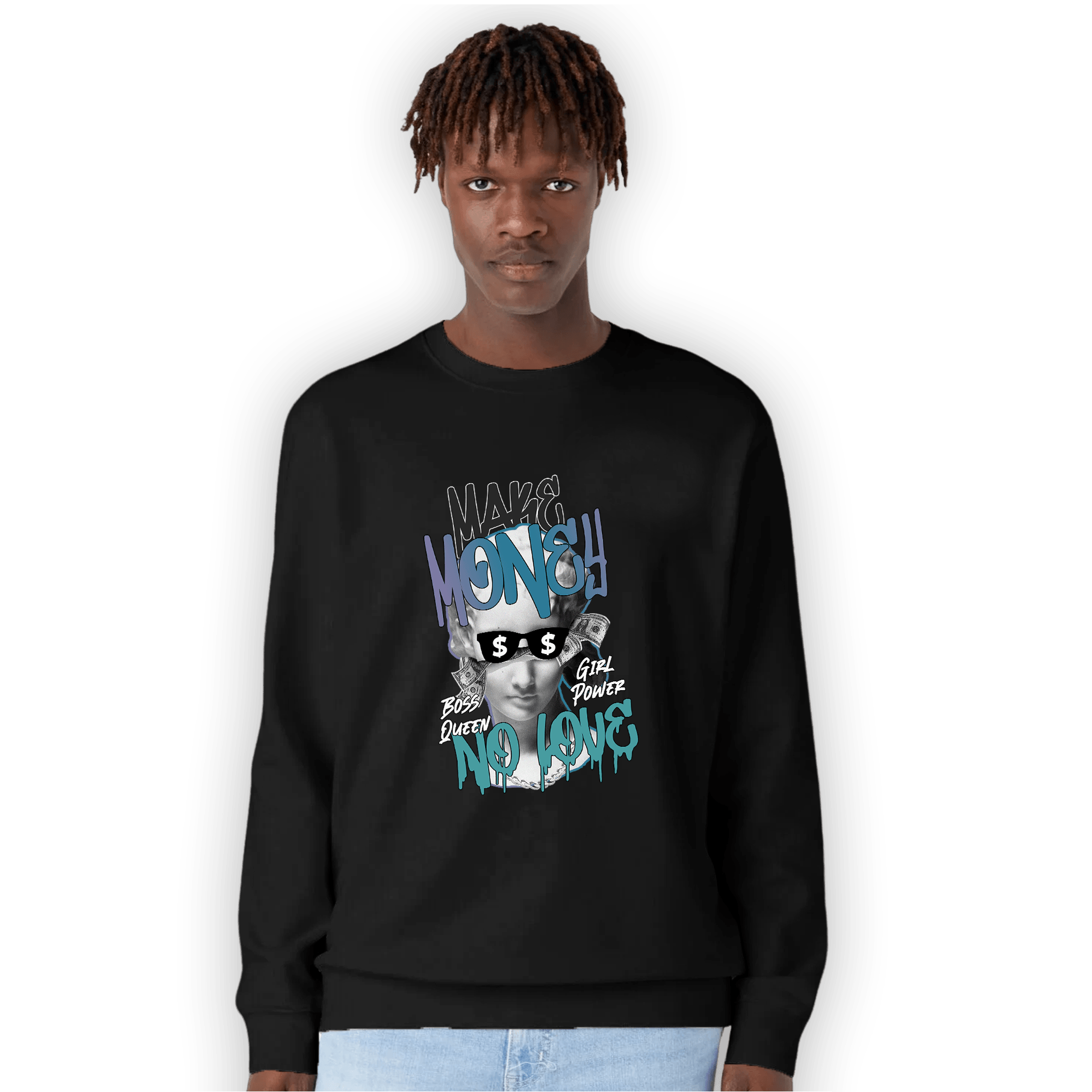 Low Love Letter 14s Sweatshirt Match Make Money No Love - NastyJamz