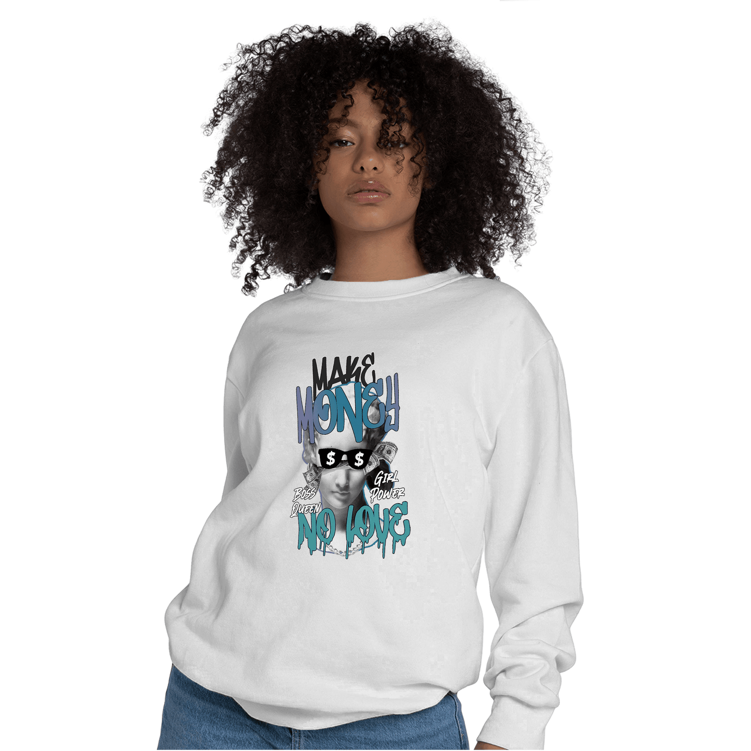 Low Love Letter 14s Sweatshirt Match Make Money No Love - NastyJamz