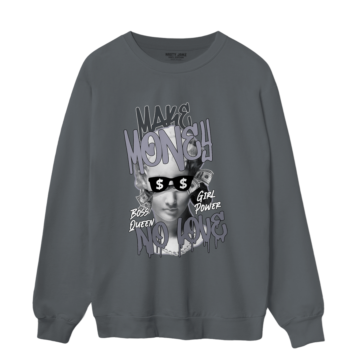 Stealth 14s Sweatshirt Match Make Money No Love - NastyJamz