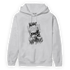 Retro High OG Black White 1s Hoodie Match Make Money No Love - NastyJamz