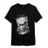 Retro High OG Black White 1s T Shirt Match Make Money No Love - NastyJamz