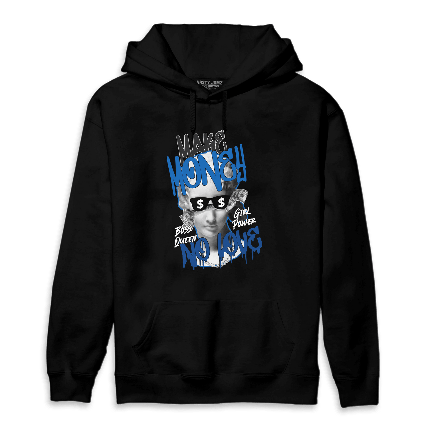 Royal Reimagined 1s Hoodie Match Make Money No Love - NastyJamz
