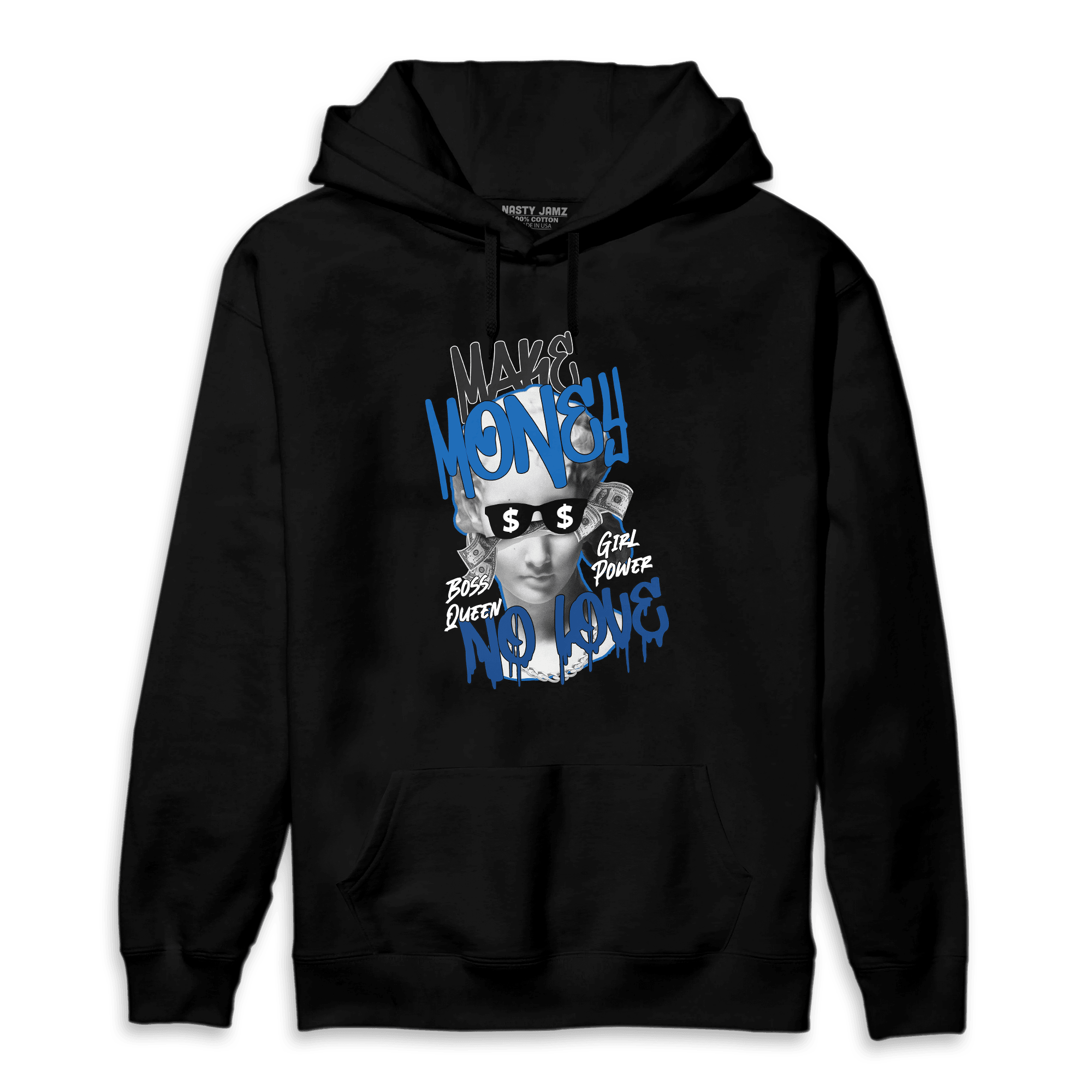 Royal Reimagined 1s Hoodie Match Make Money No Love - NastyJamz