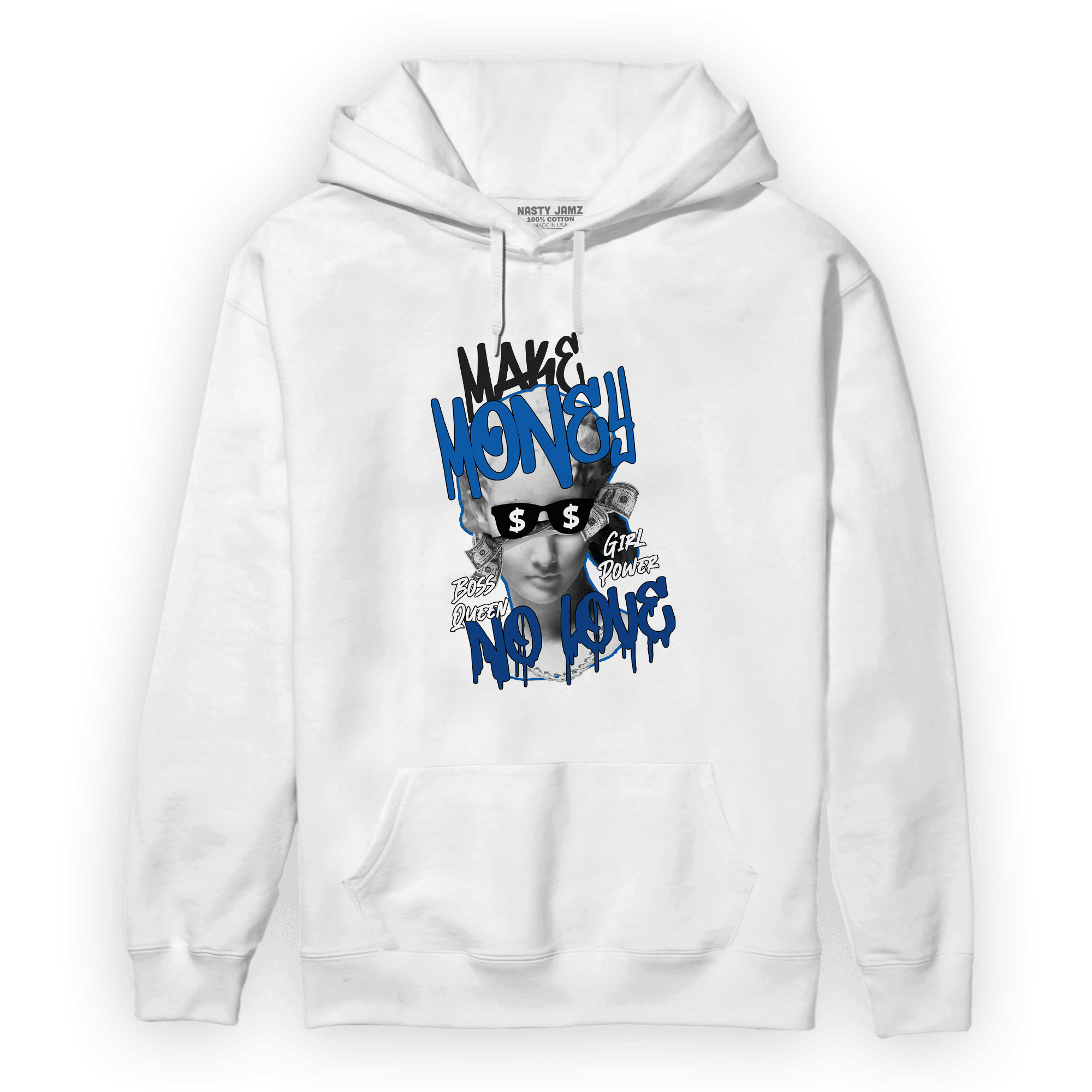 Royal Reimagined 1s Hoodie Match Make Money No Love - NastyJamz