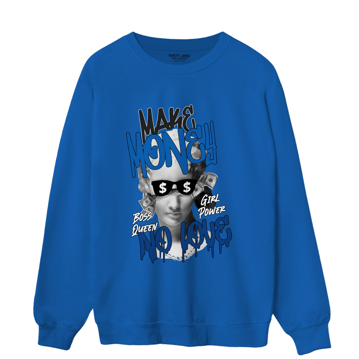 Royal Reimagined 1s Sweatshirt Match Make Money No Love - NastyJamz