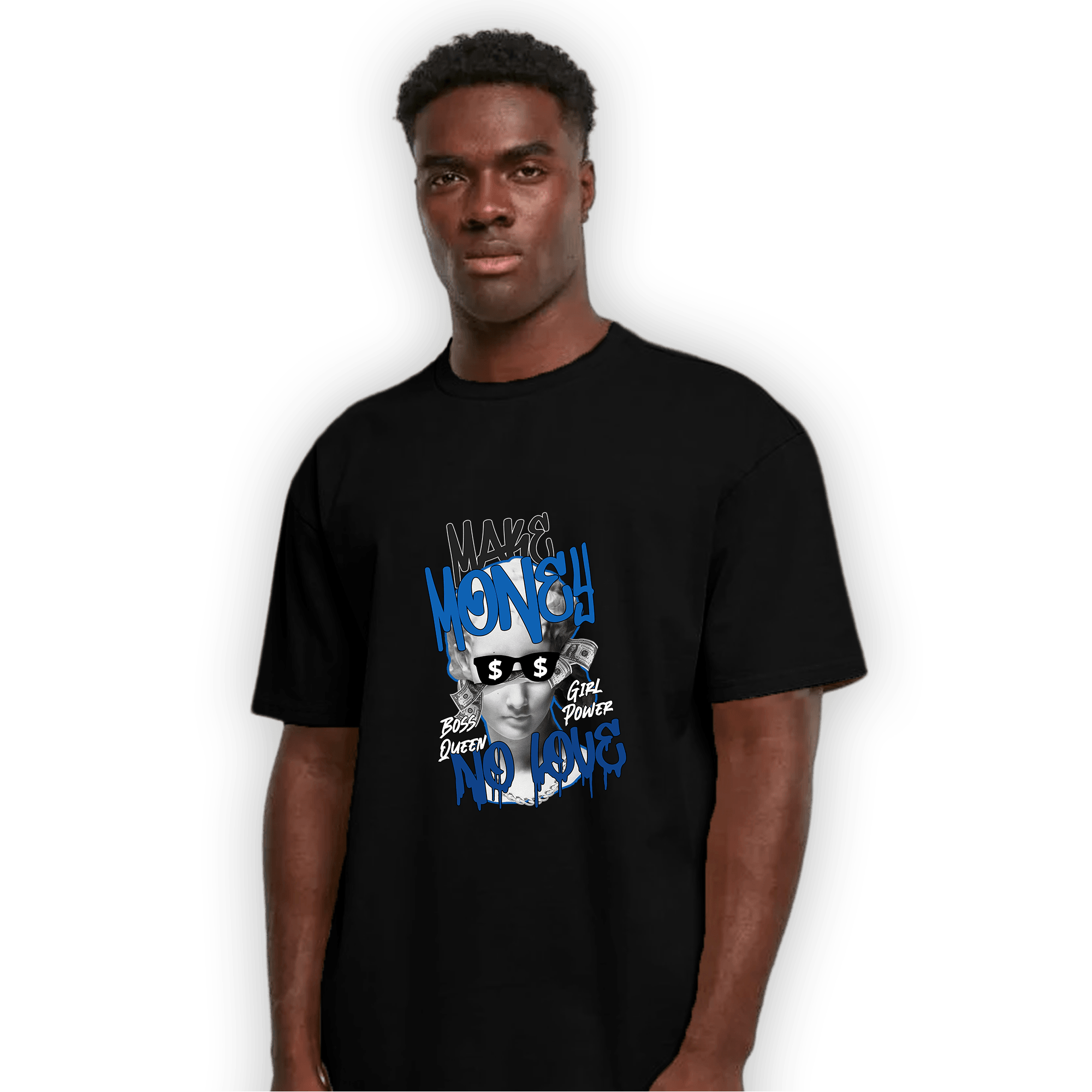 Royal Reimagined 1s T Shirt Match Make Money No Love - NastyJamz