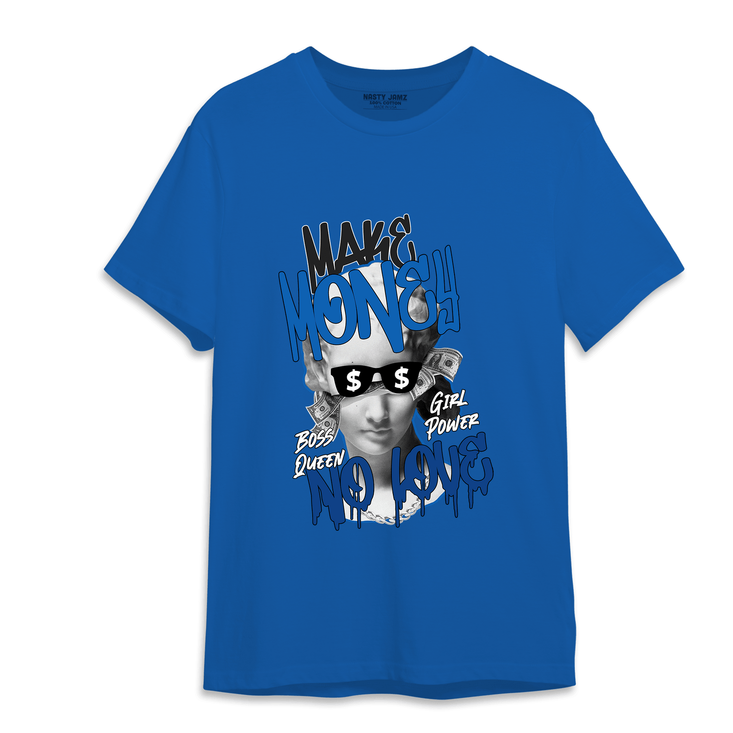 Royal Reimagined 1s T Shirt Match Make Money No Love - NastyJamz