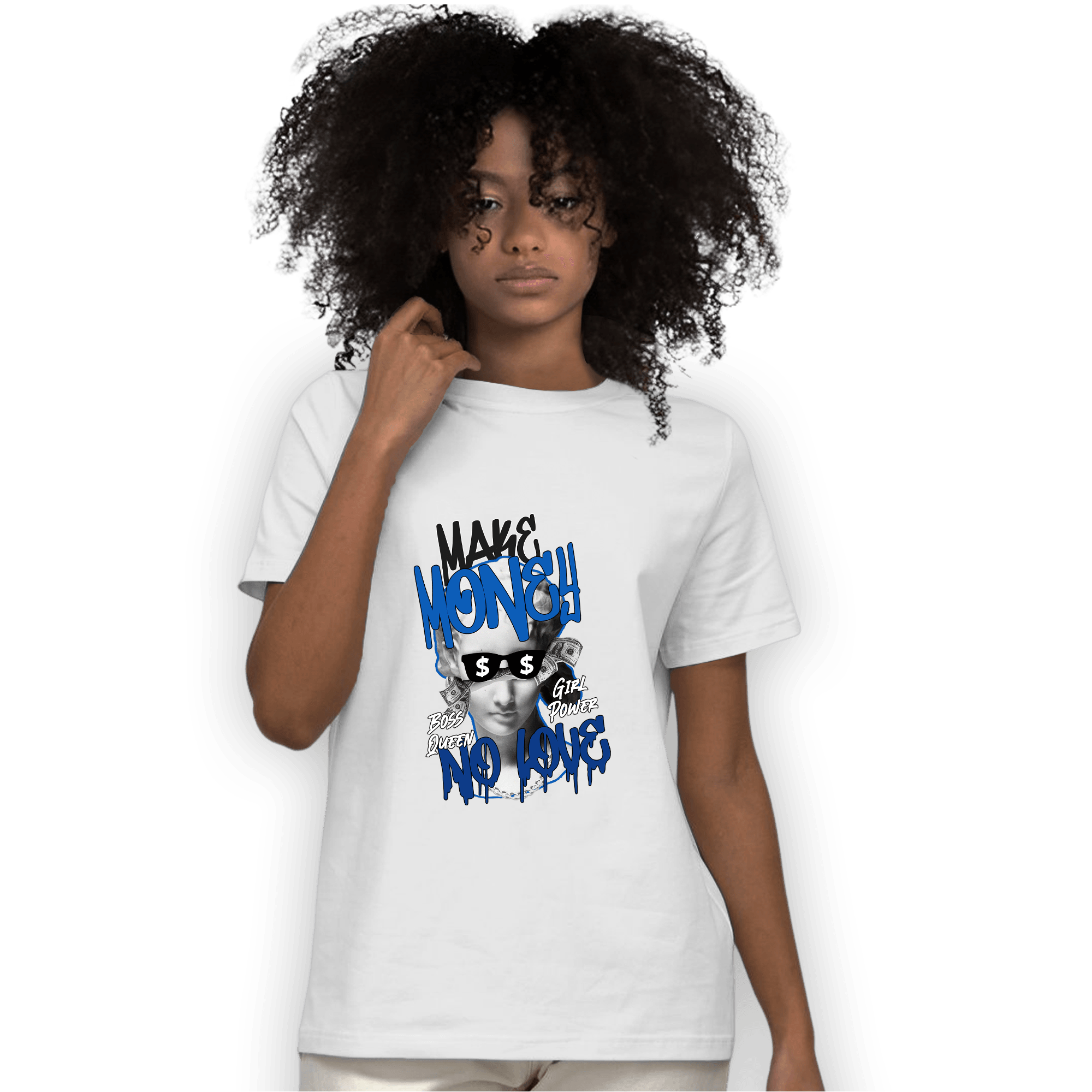 Royal Reimagined 1s T Shirt Match Make Money No Love - NastyJamz