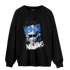 University Blue Toe 1s Sweatshirt Match Make Money No Love - NastyJamz
