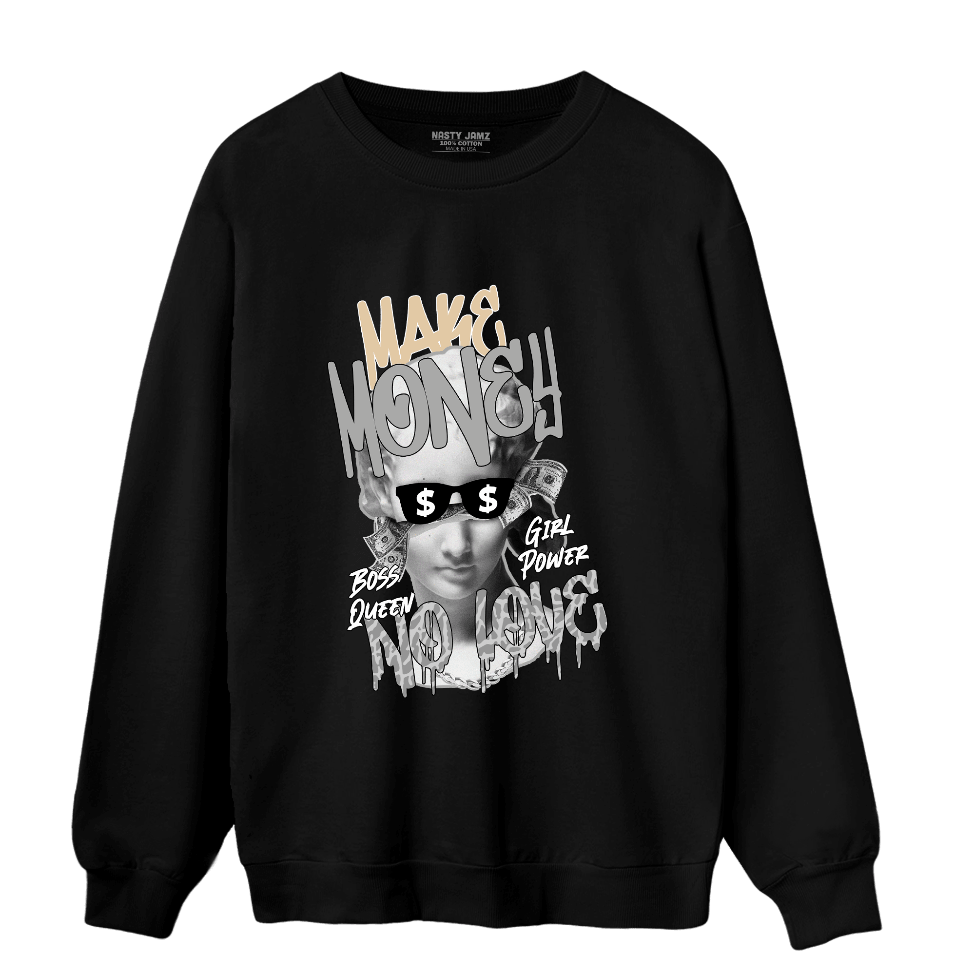 Craft Ivory 3s Sweatshirt Match Make Money No Love - NastyJamz