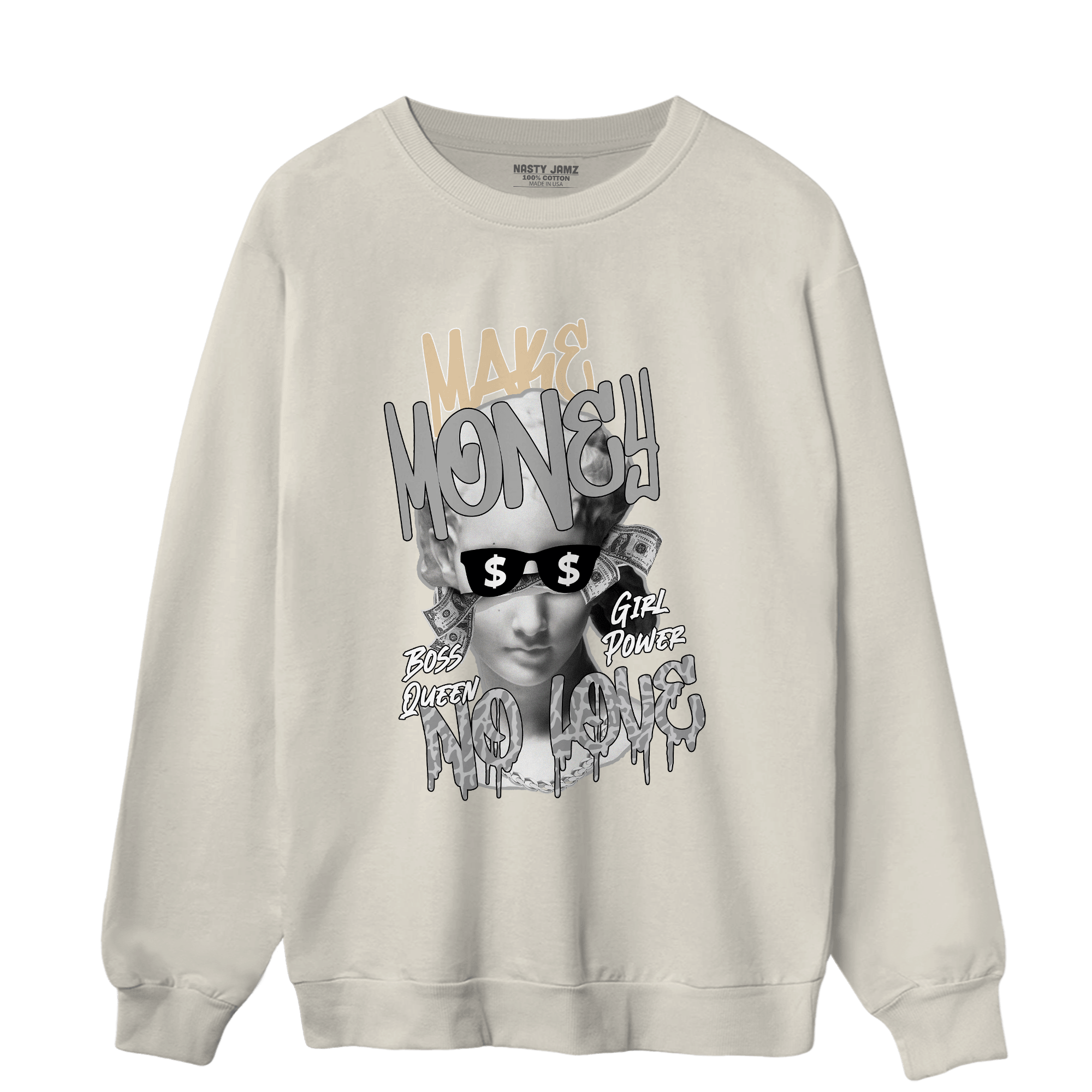 Craft Ivory 3s Sweatshirt Match Make Money No Love - NastyJamz