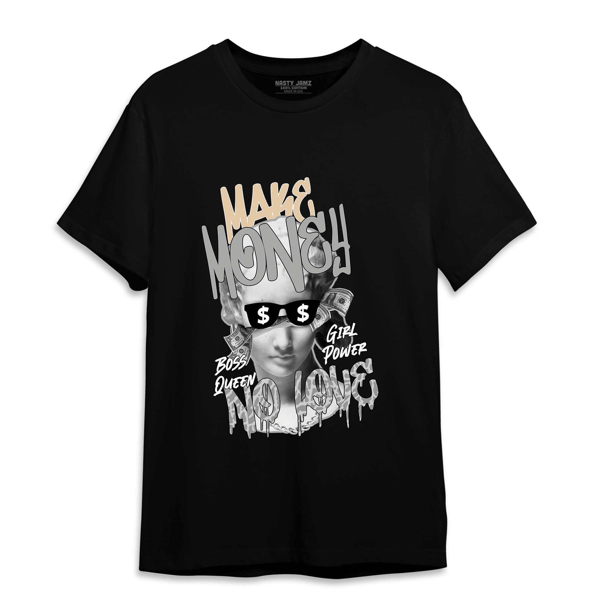 Craft Ivory 3s T Shirt Match Make Money No Love - NastyJamz
