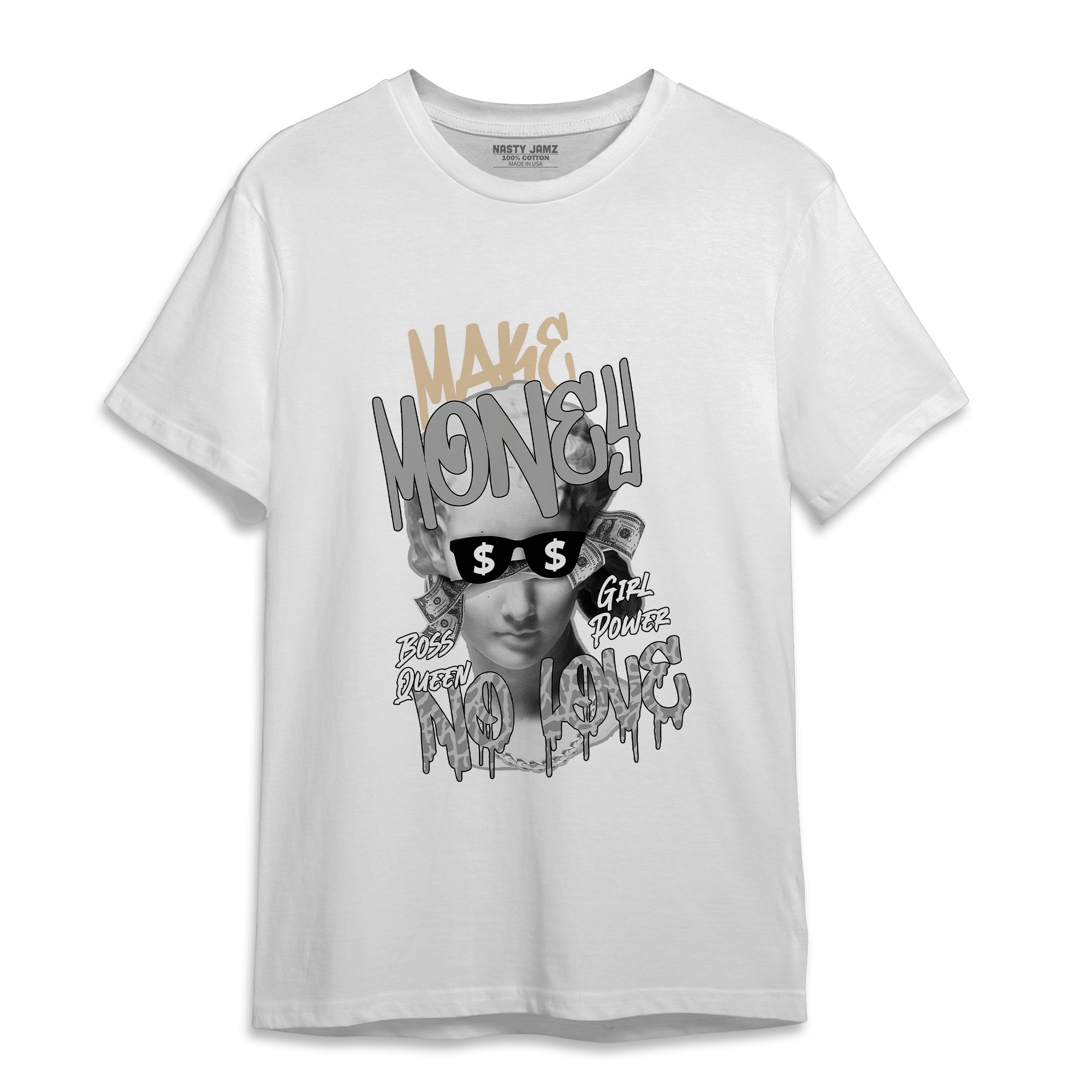 Craft Ivory 3s T Shirt Match Make Money No Love - NastyJamz