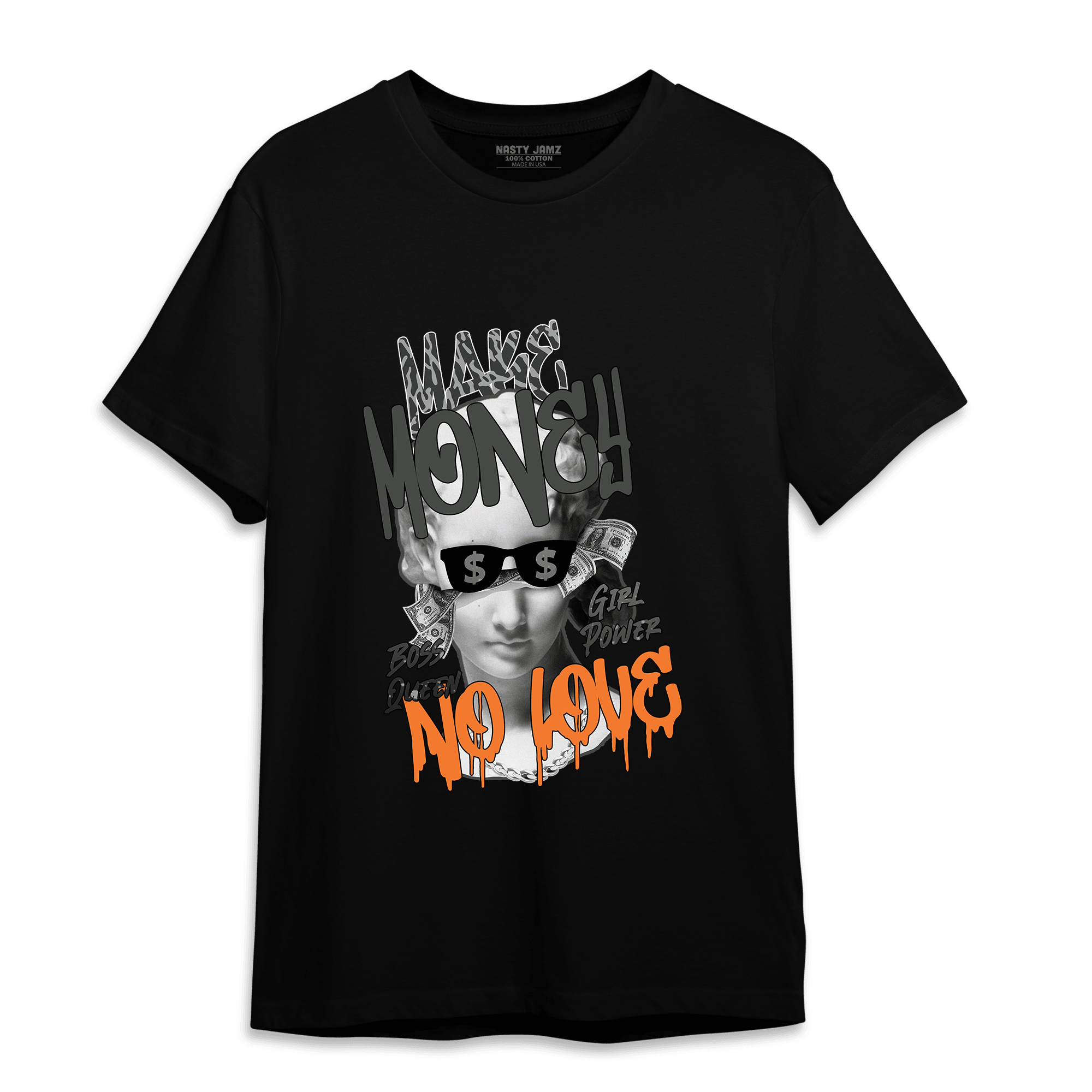 Fear Pack 3s T Shirt Match Make Money No Love - NastyJamz