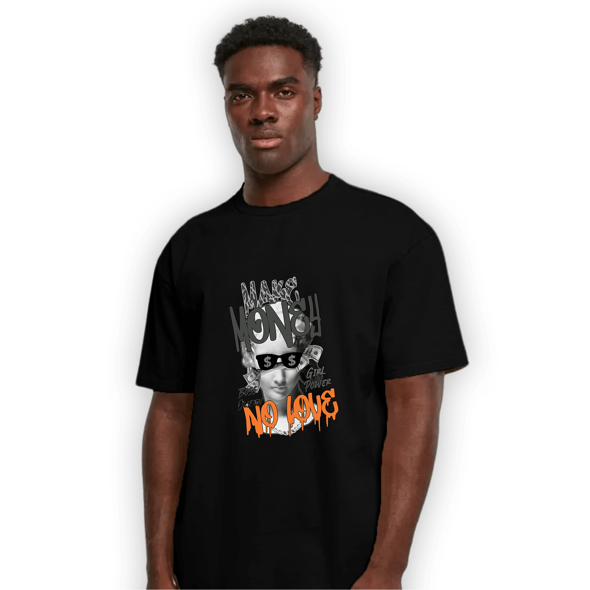 Fear Pack 3s T Shirt Match Make Money No Love - NastyJamz