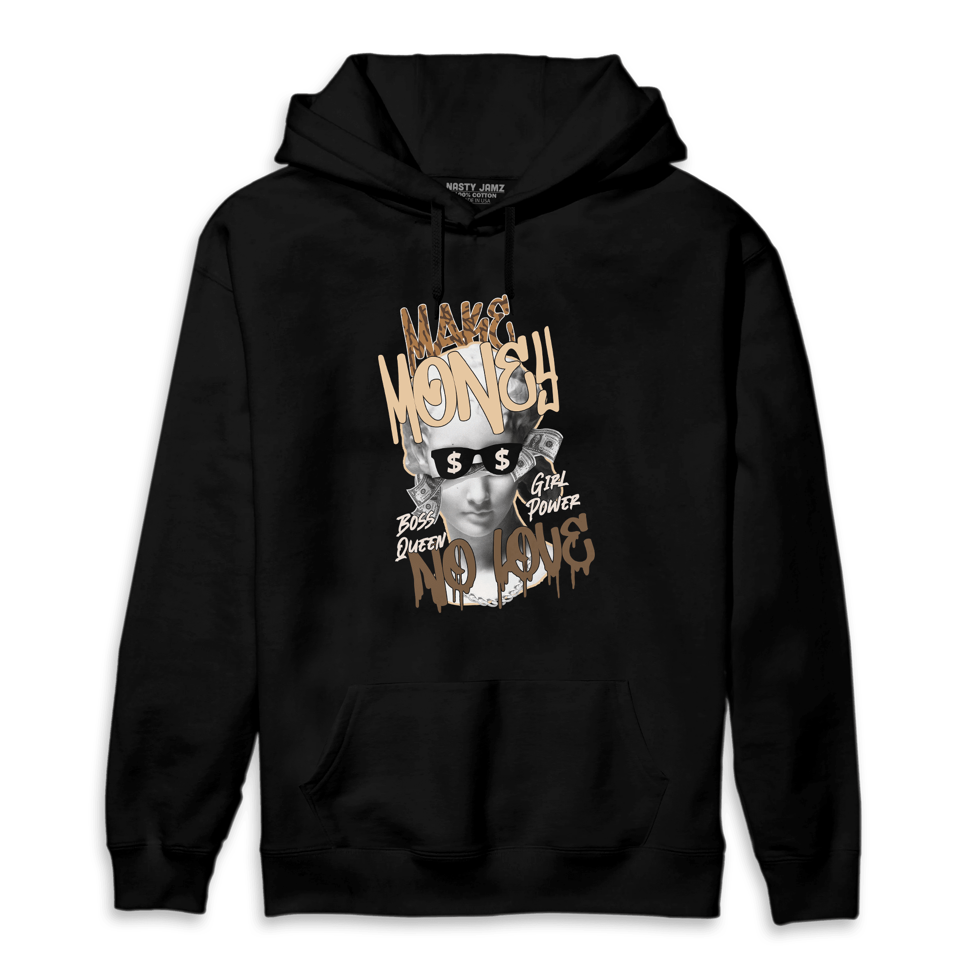 Palomino 3s Hoodie Match Make Money No Love - NastyJamz