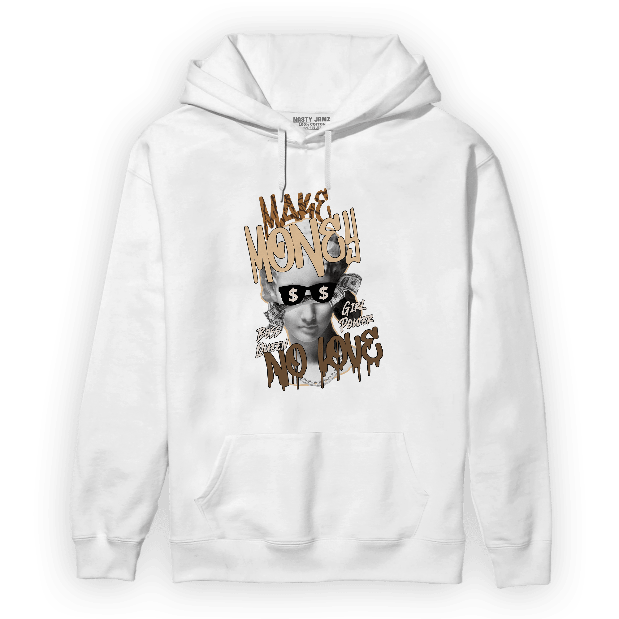Palomino 3s Hoodie Match Make Money No Love - NastyJamz