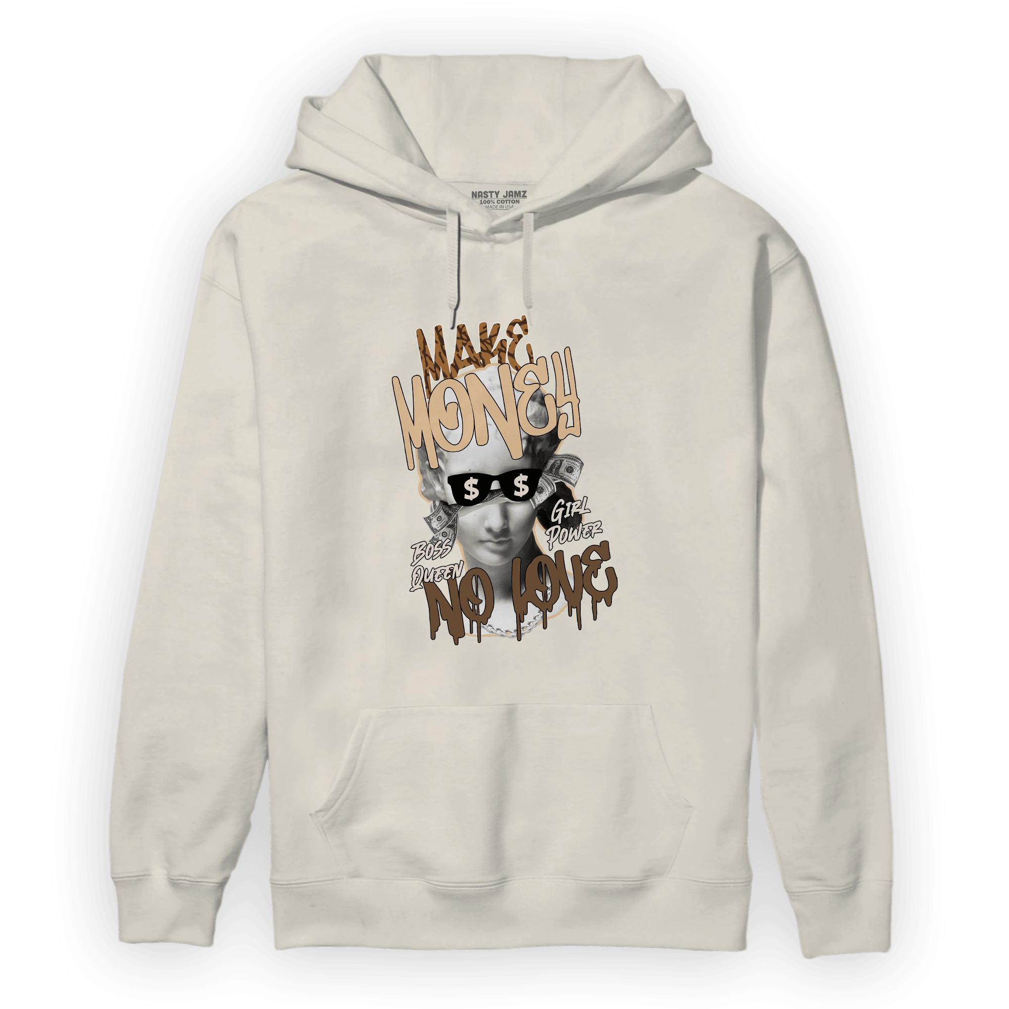 Palomino 3s Hoodie Match Make Money No Love - NastyJamz